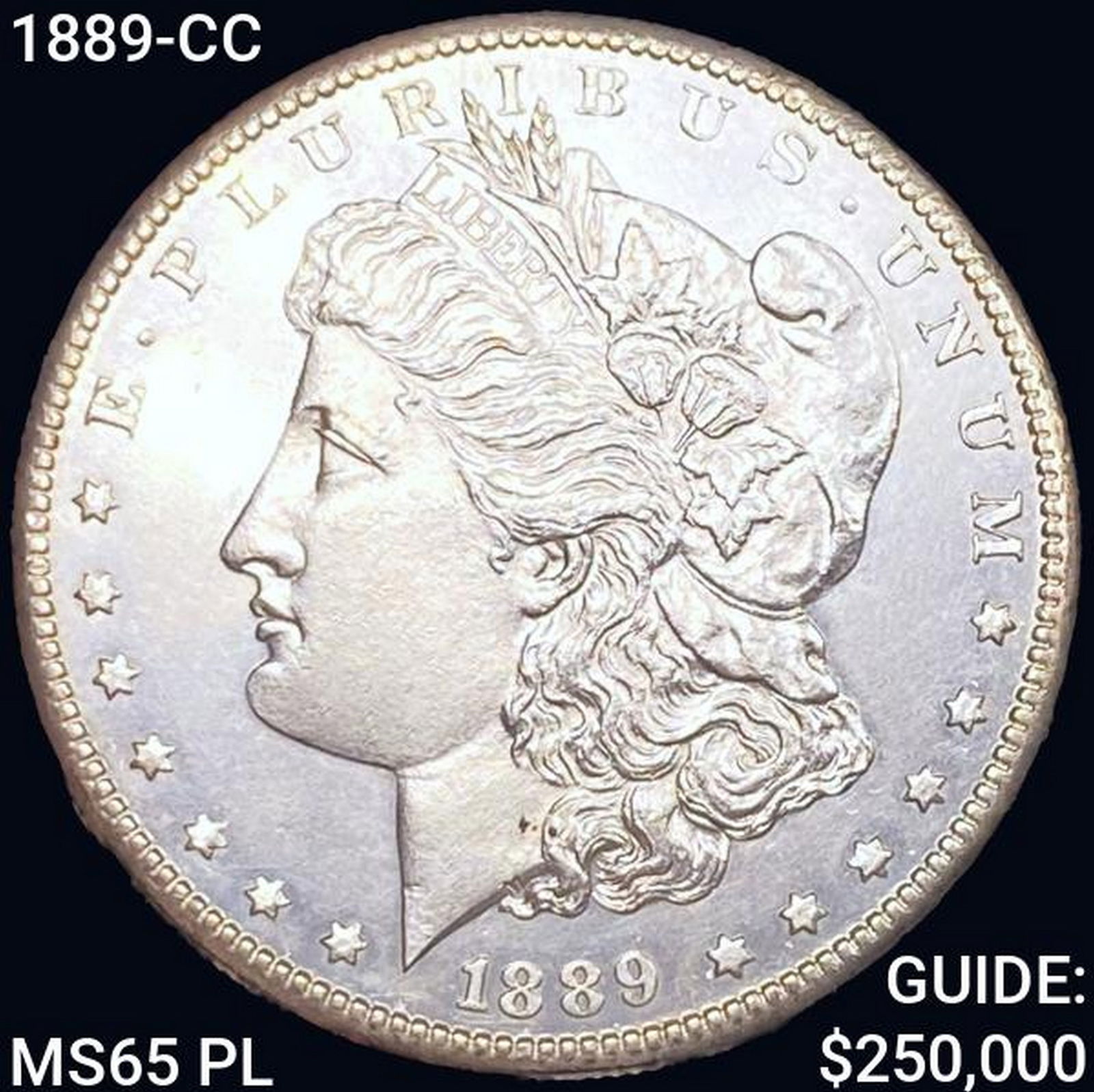1889-CC Morgan Silver Dollar GEM BU PL (1 of 2)