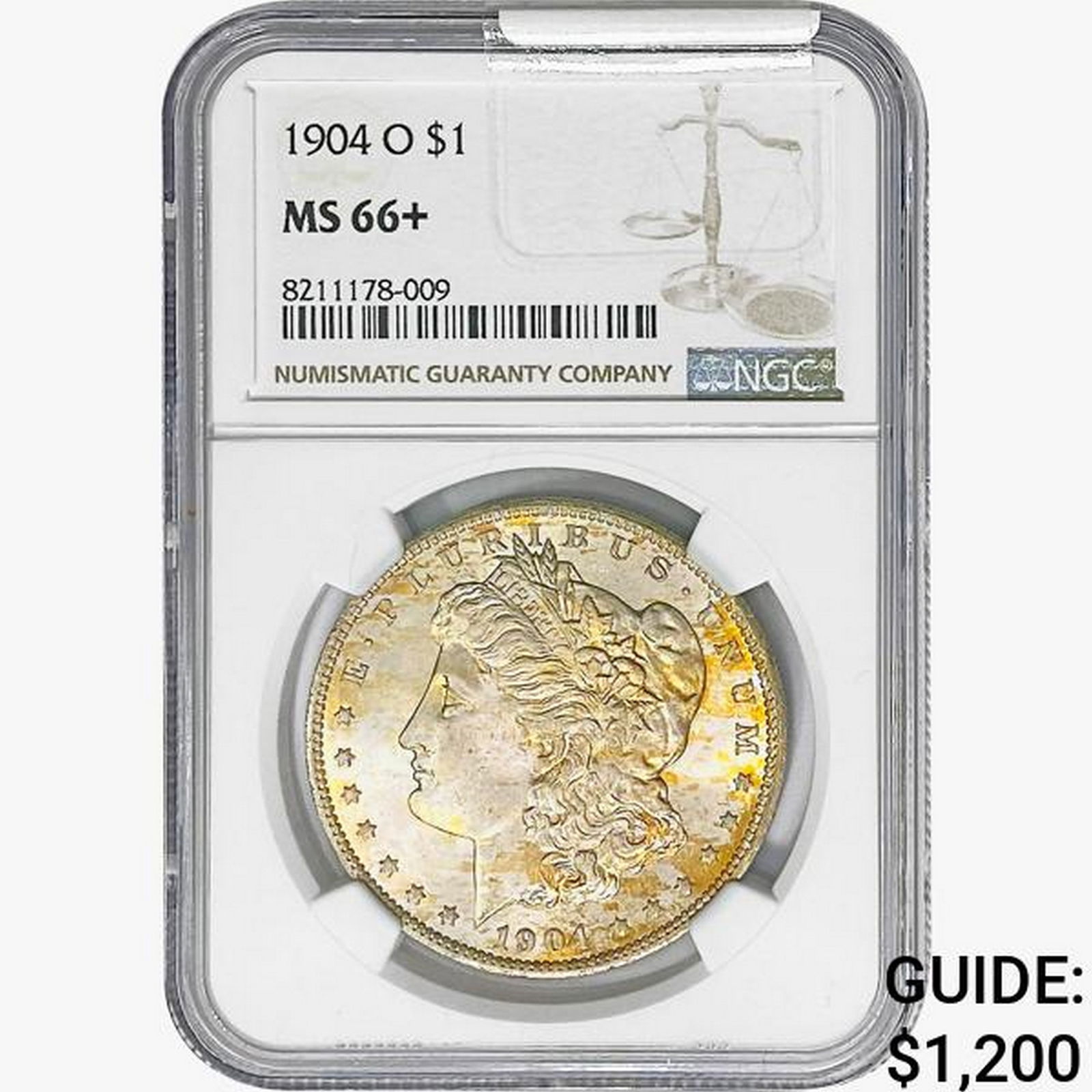 1904-O Morgan Silver Dollar NGC MS66+ (1 of 2)