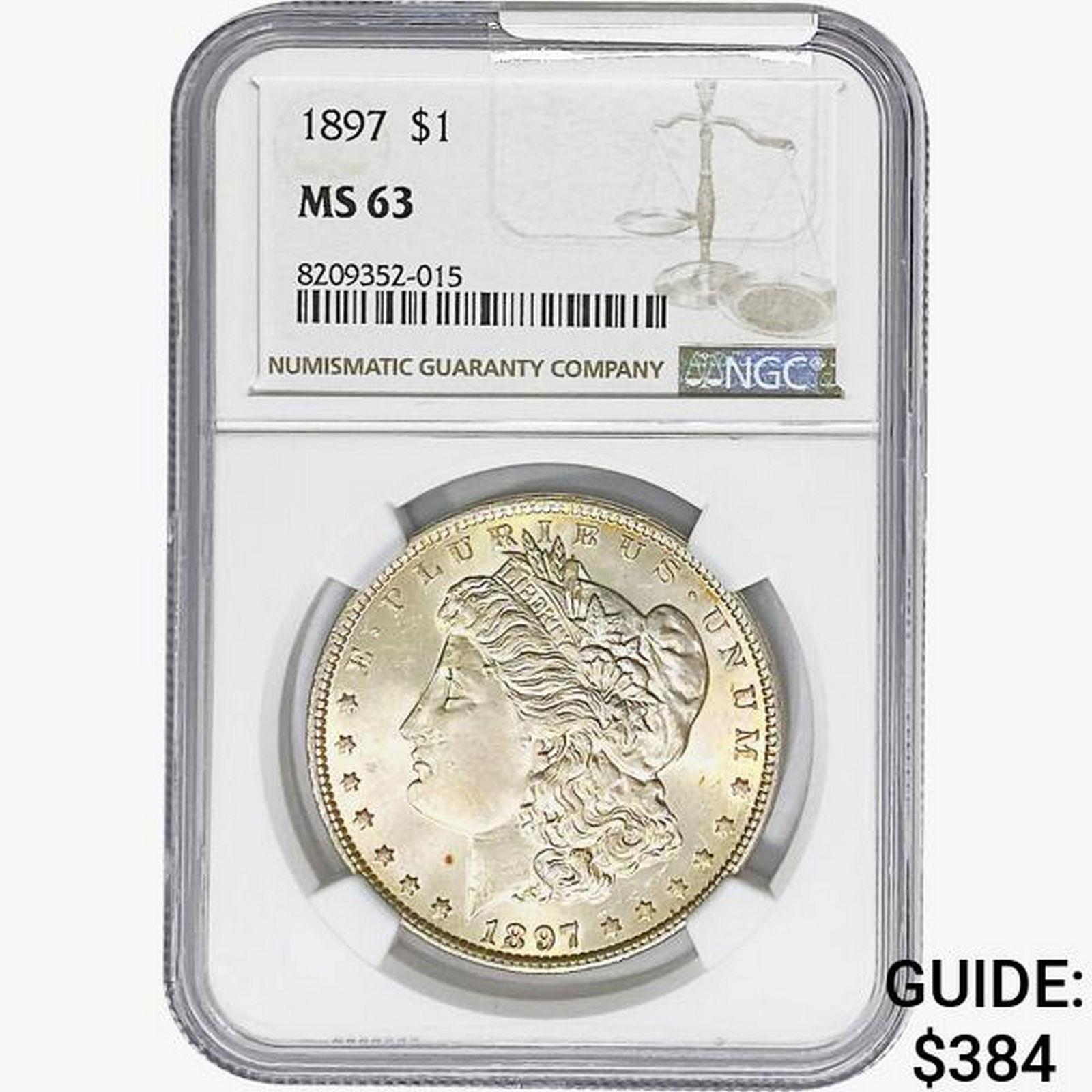 1897 Morgan Silver Dollar NGC MS63 (1 of 2)