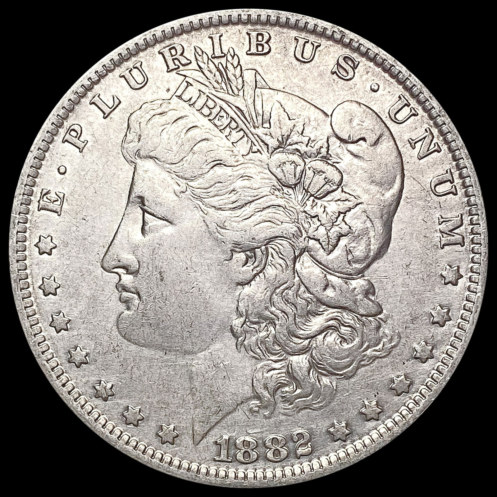 1882-O Morgan Silver Dollar CLOSELY UNCIRCULATED (1 of 2)
