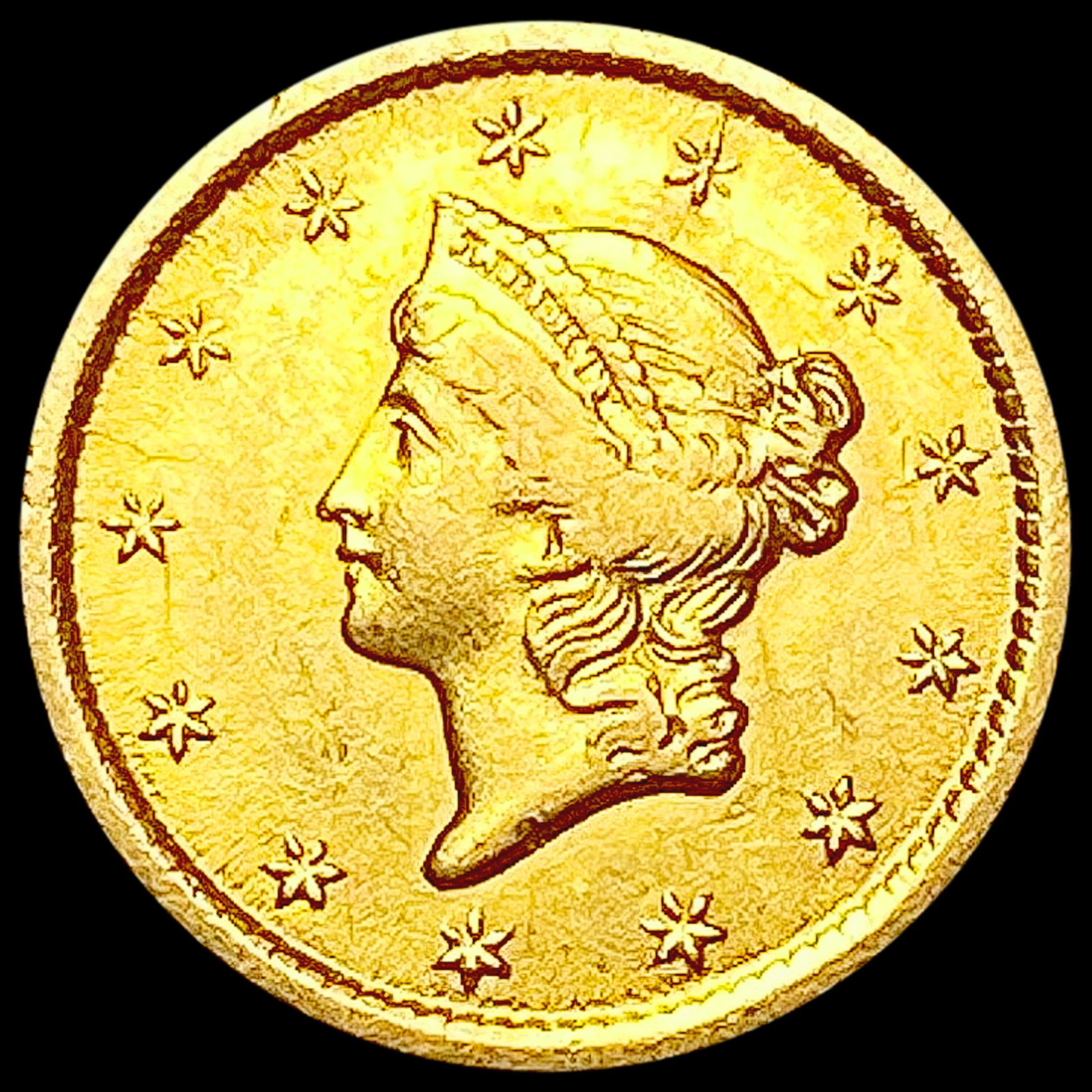 1852-O Rare Gold Dollar CLOSELY UNCIRCULATED (1 of 2)