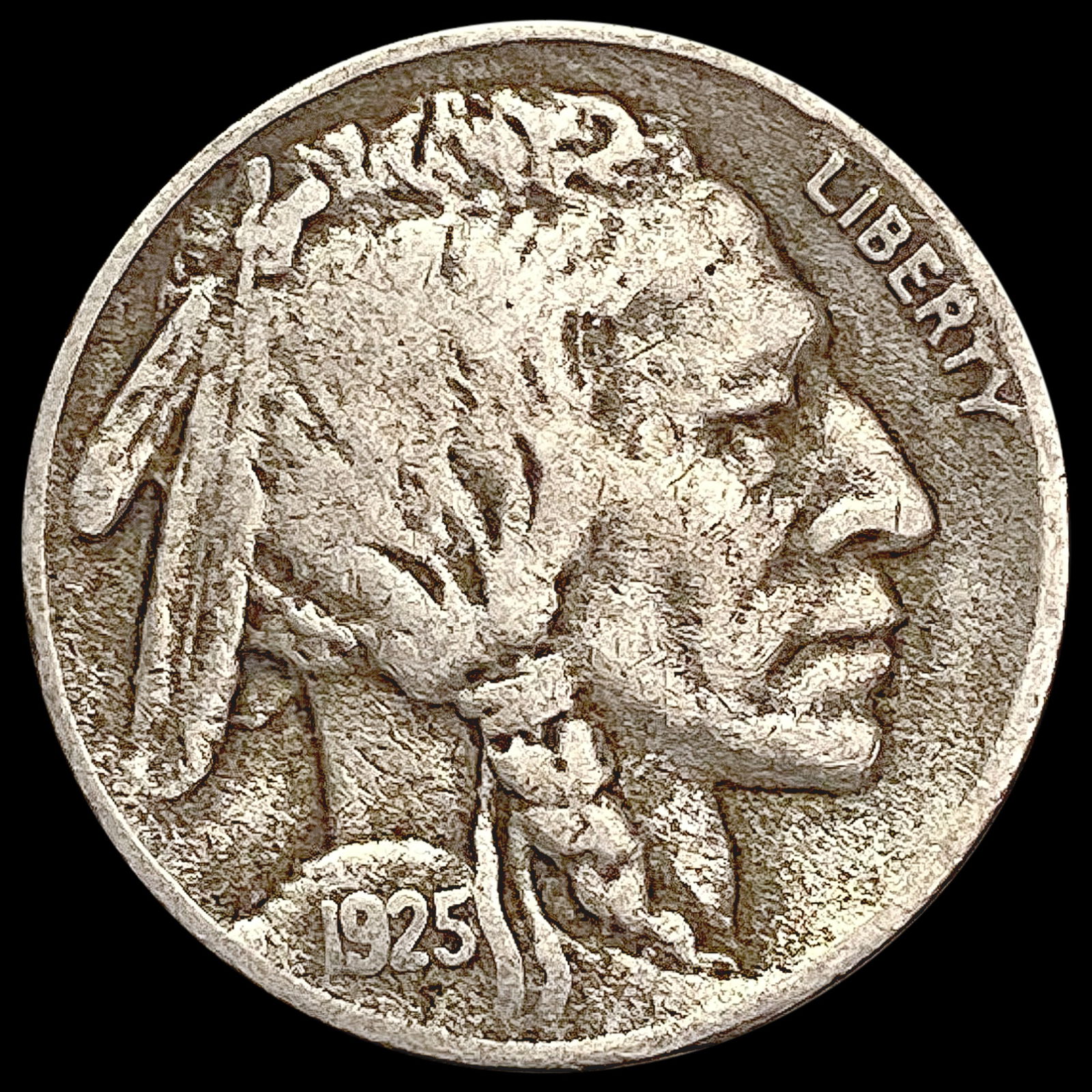 1925-D Buffalo Nickel LIGHTLY CIRCULATED (1 of 2)