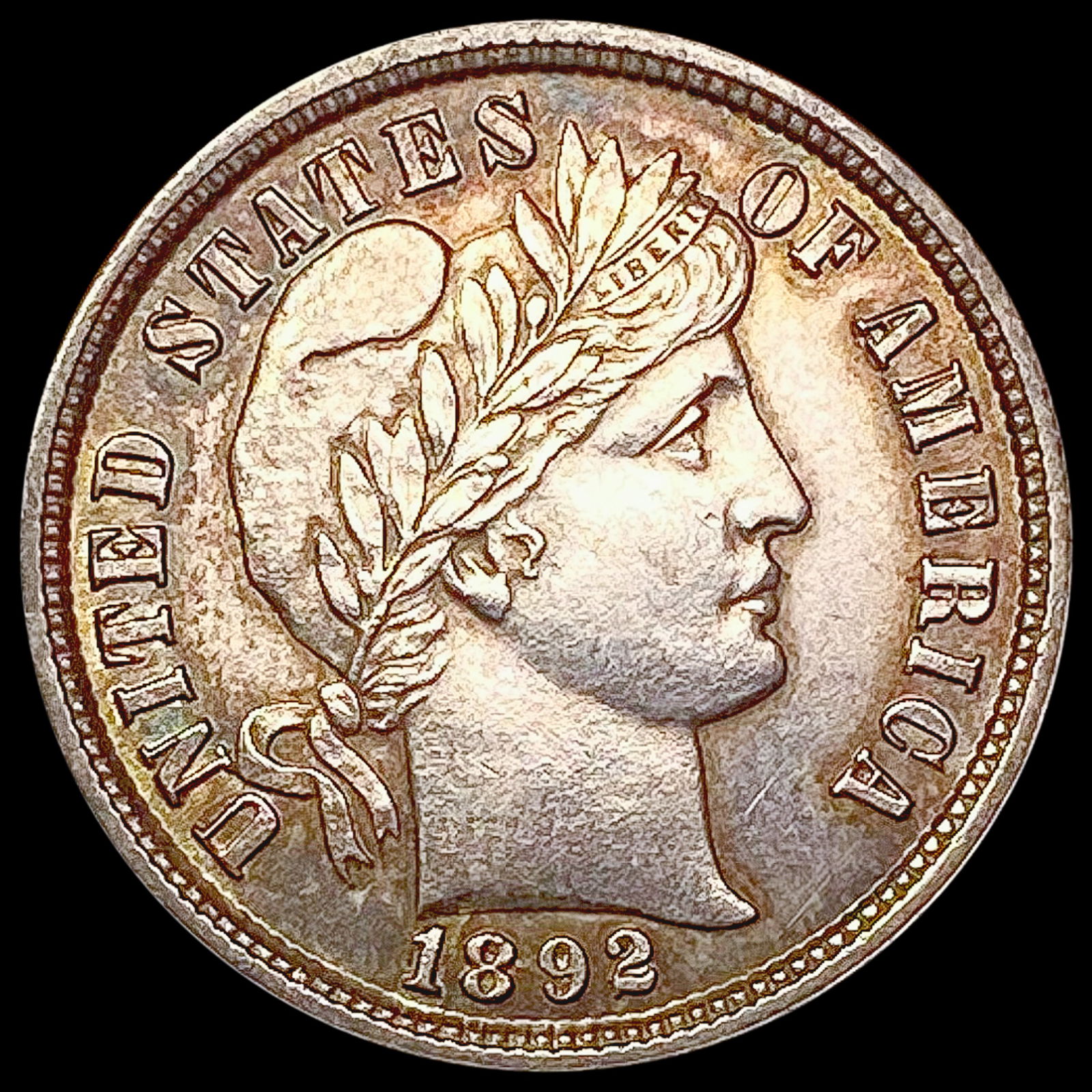 1892 Barber Dime UNCIRCULATED (1 of 2)