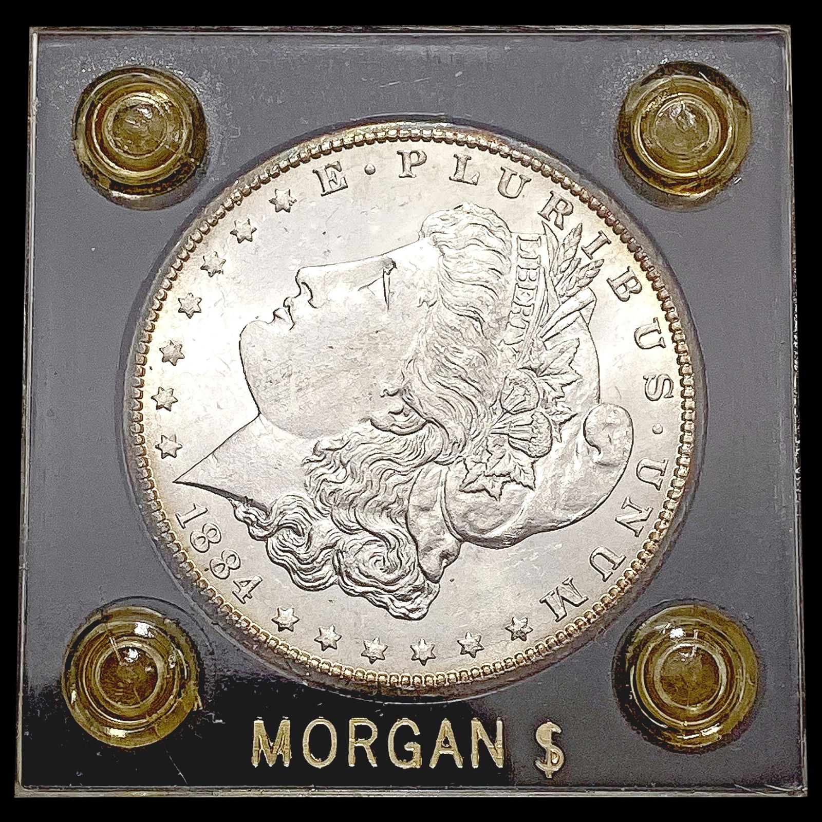 1884-CC Morgan Silver Dollar GEM BU (1 of 2)