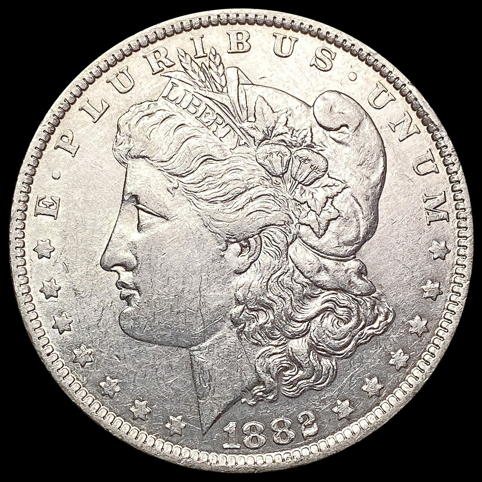 1882-O Morgan Silver Dollar CLOSELY UNCIRCULATED (1 of 2)