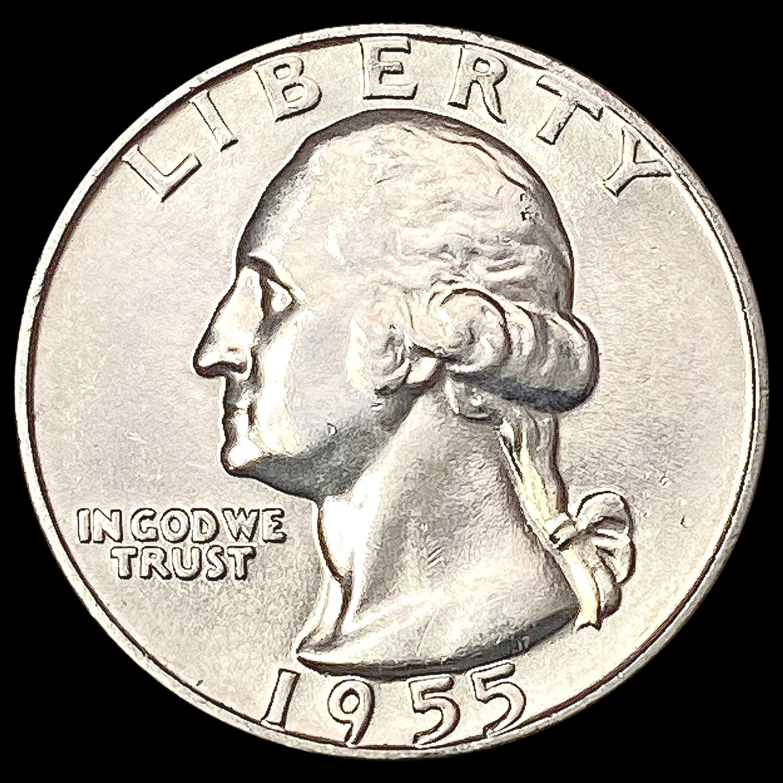 1955-D Washington Silver Quarter UNCIRCULATED (1 of 2)