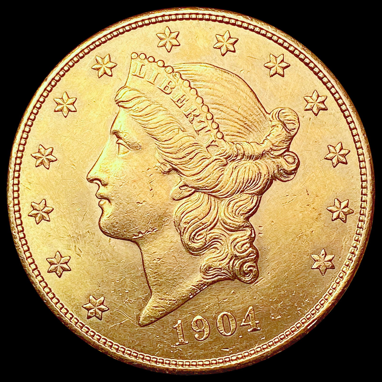 1904-S $20 Gold Double Eagle UNCIRCULATED (1 of 2)
