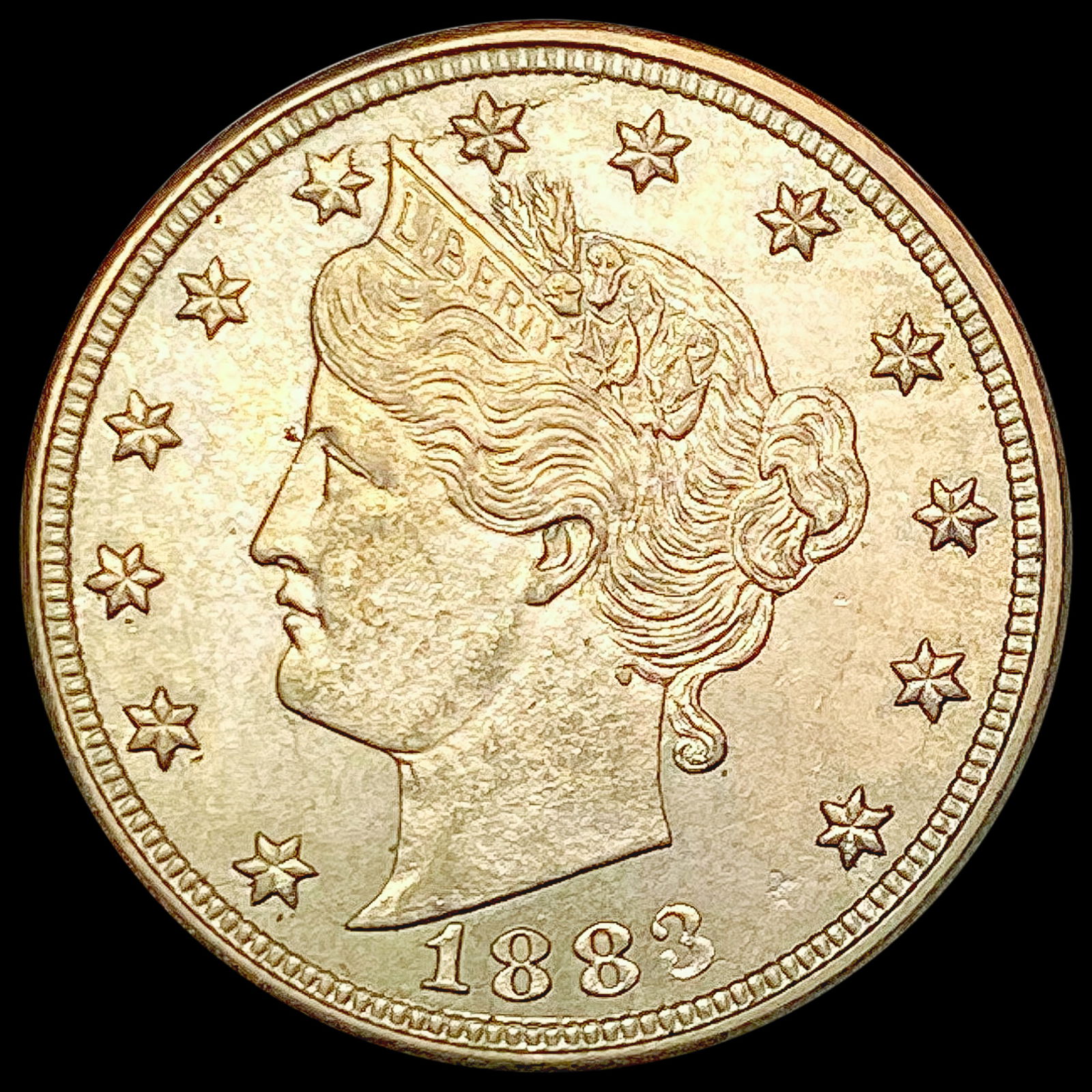 1883 No Cents Liberty Victory Nickel UNCIRCULATED (1 of 2)