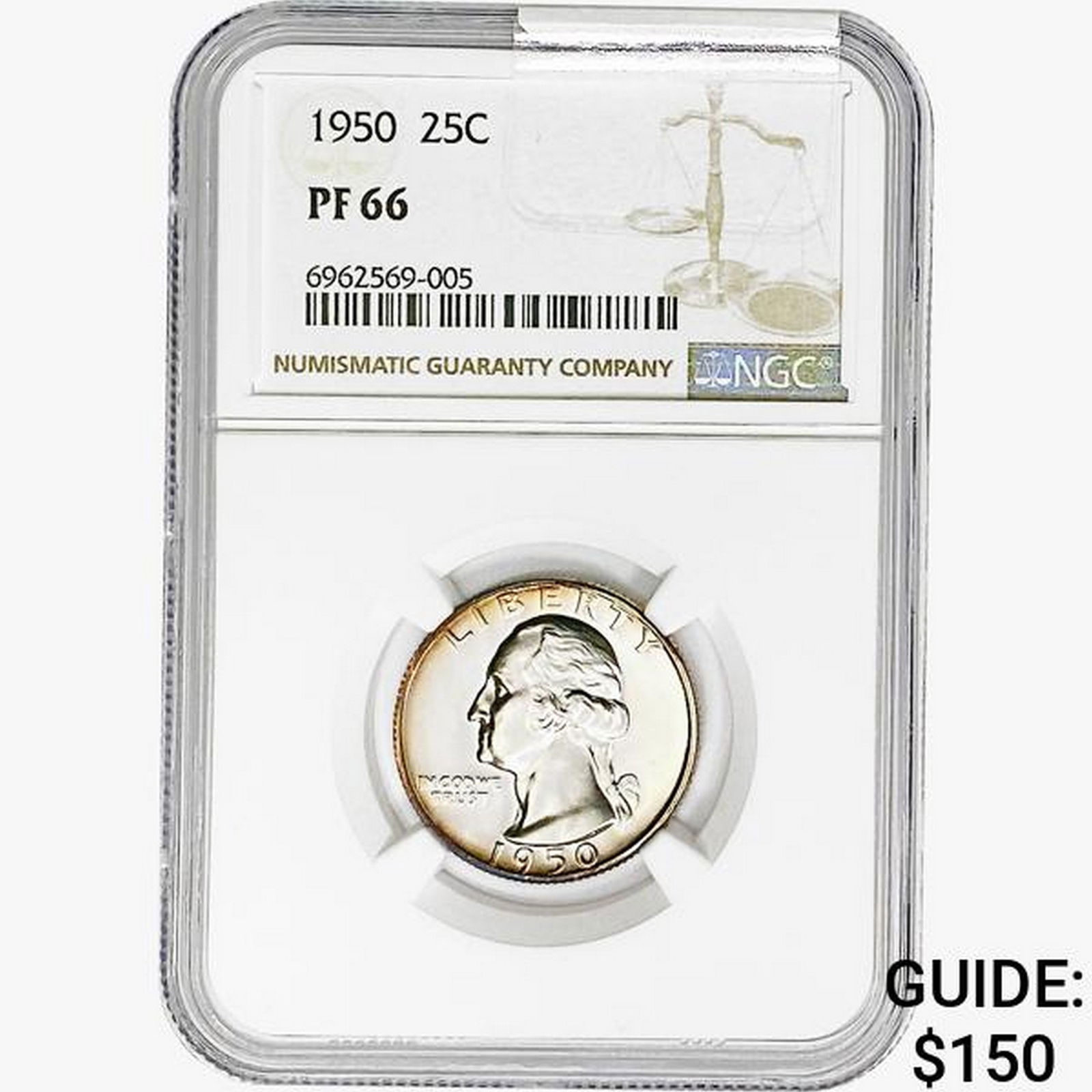 1950 Washington Silver Quarter NGC PF66 (1 of 2)