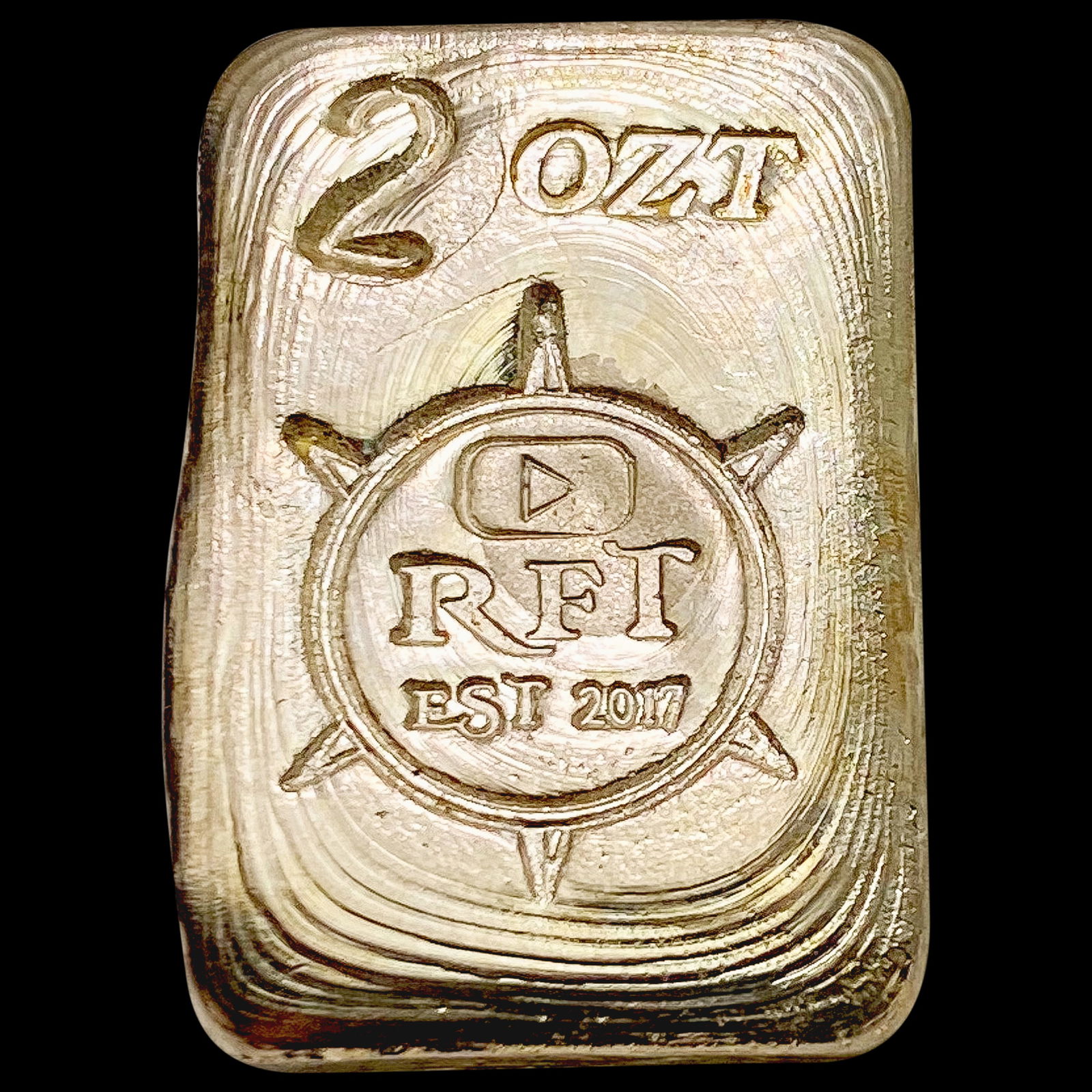 RFT 2oz Silver Bar HIGH GRADE (1 of 2)
