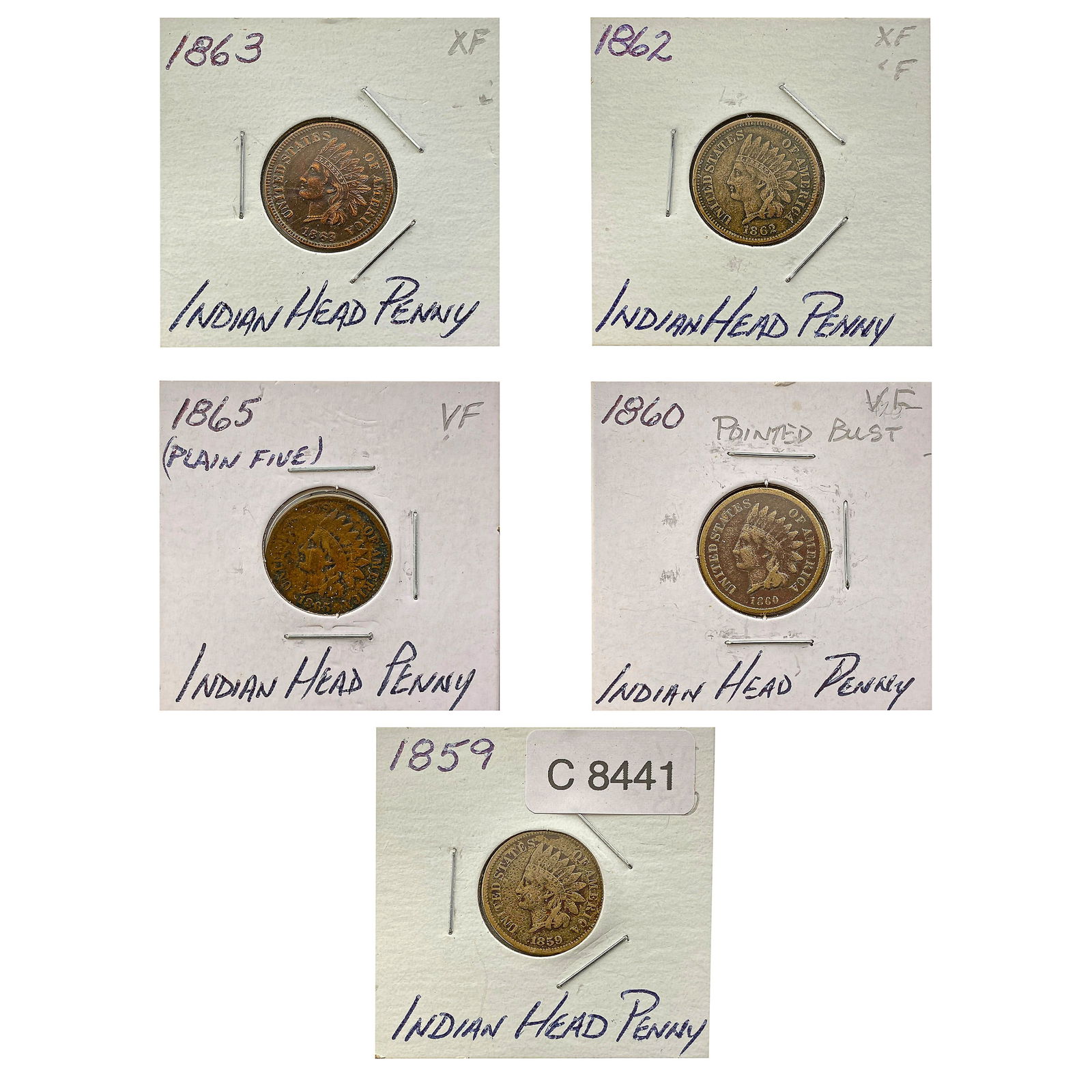 [5]1859-1863 Indian Head Cent (1 of 2)