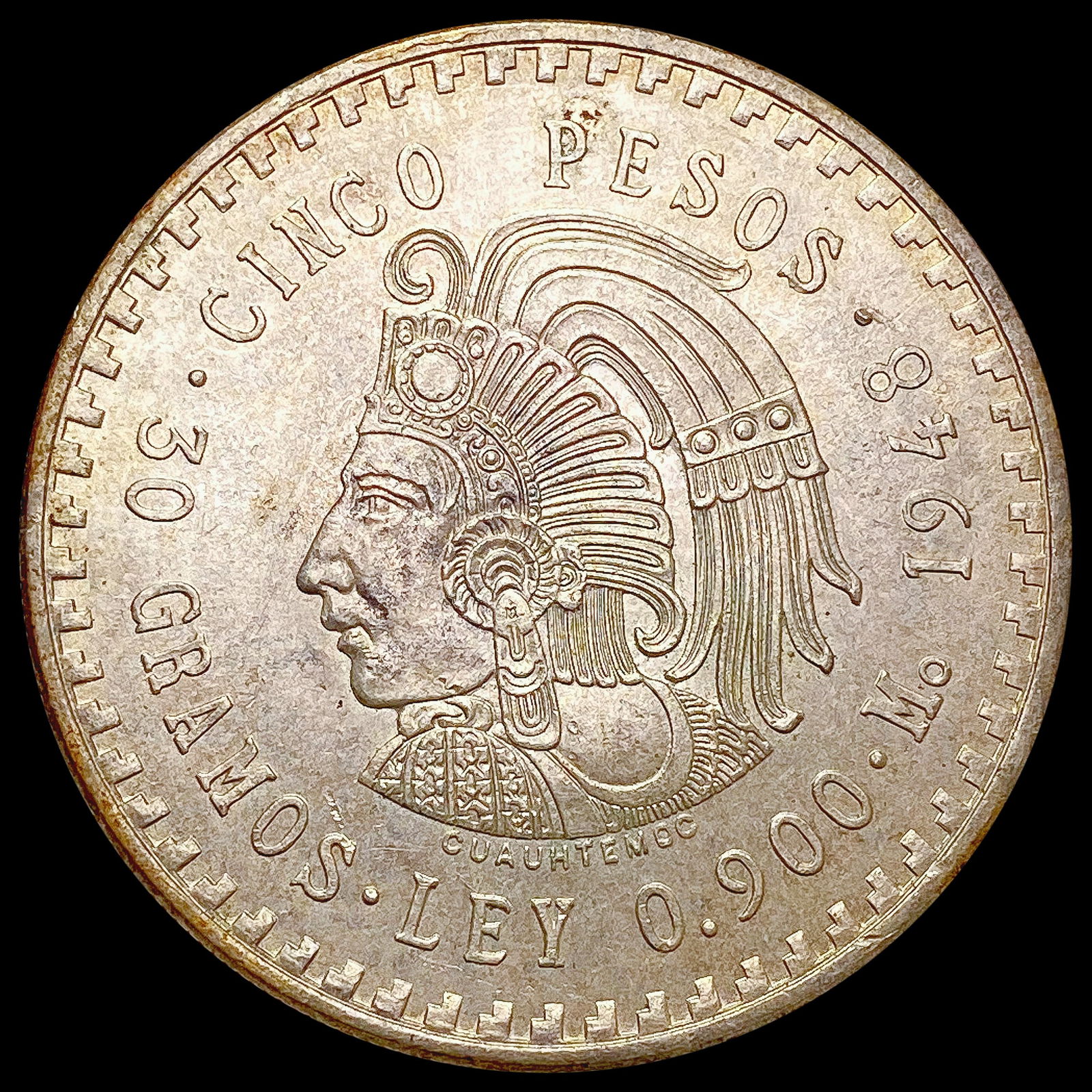 1948 Mexico Cinco Pesos CHOICE AU (1 of 2)