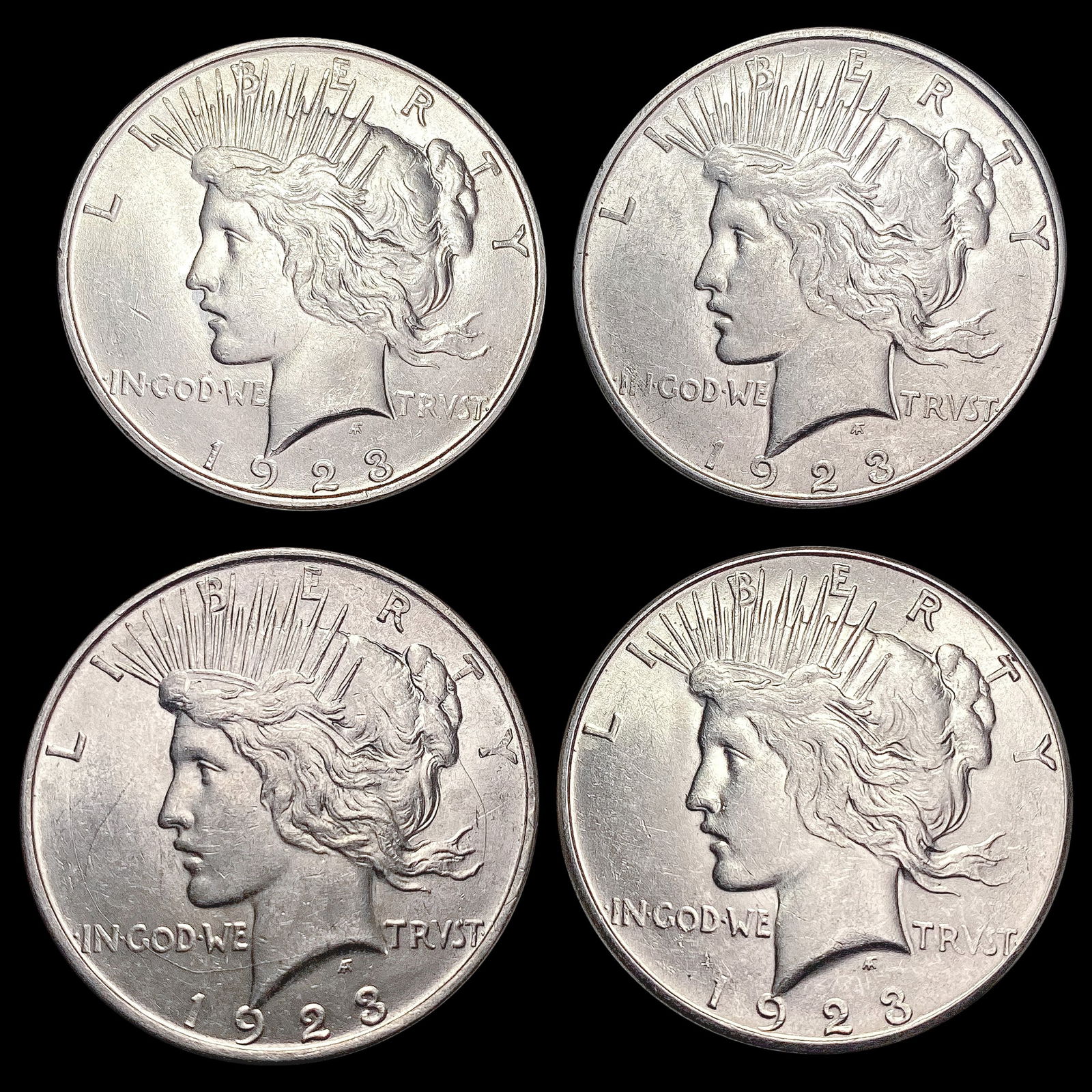 1923 [4] Silver Peace Dollar UNCIRCULATED (1 of 2)