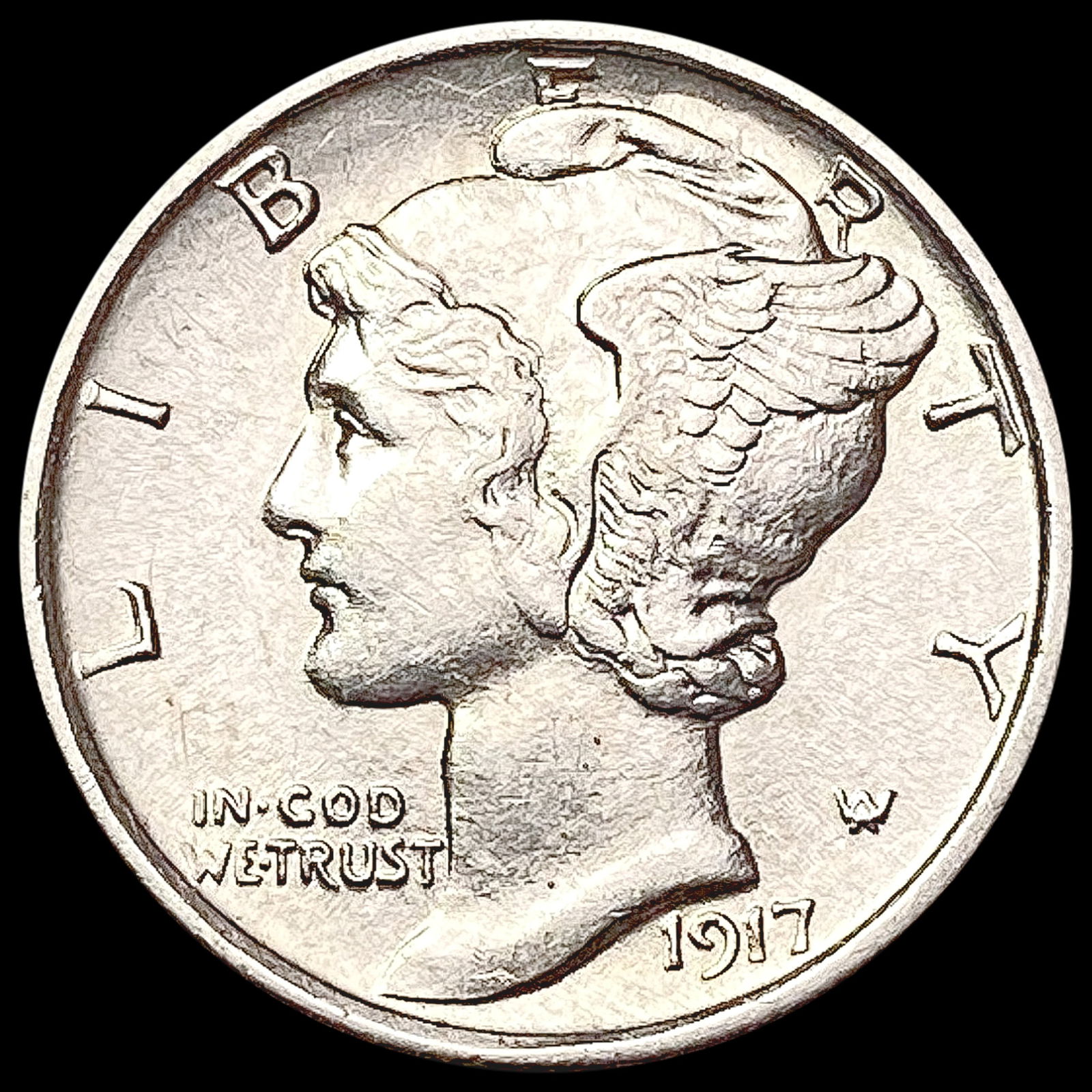 1917-S Mercury Dime UNCIRCULATED (1 of 2)