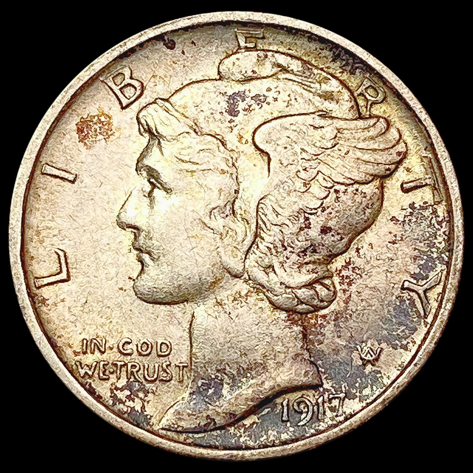 1917-S Mercury Dime UNCIRCULATED (1 of 2)