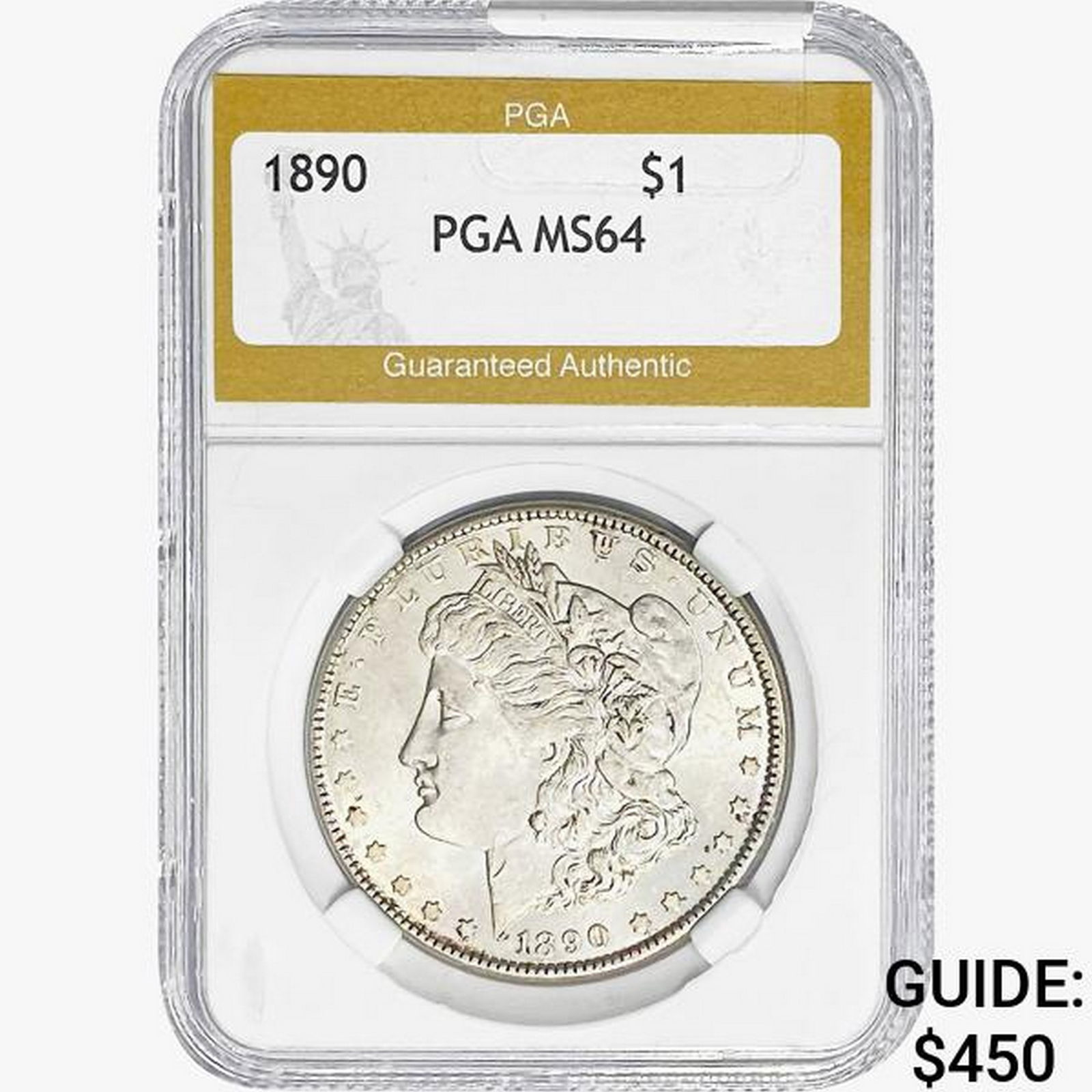 1890 Morgan Silver Dollar PGA MS64 (1 of 2)