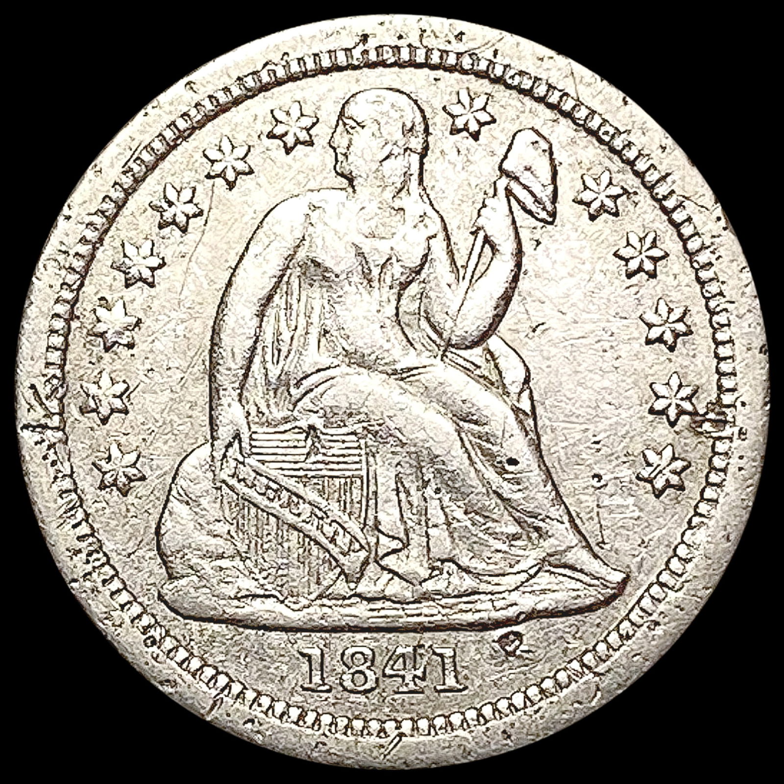 1841-O Seated Liberty Dime CLOSELY UNCIRCULATED (1 of 2)
