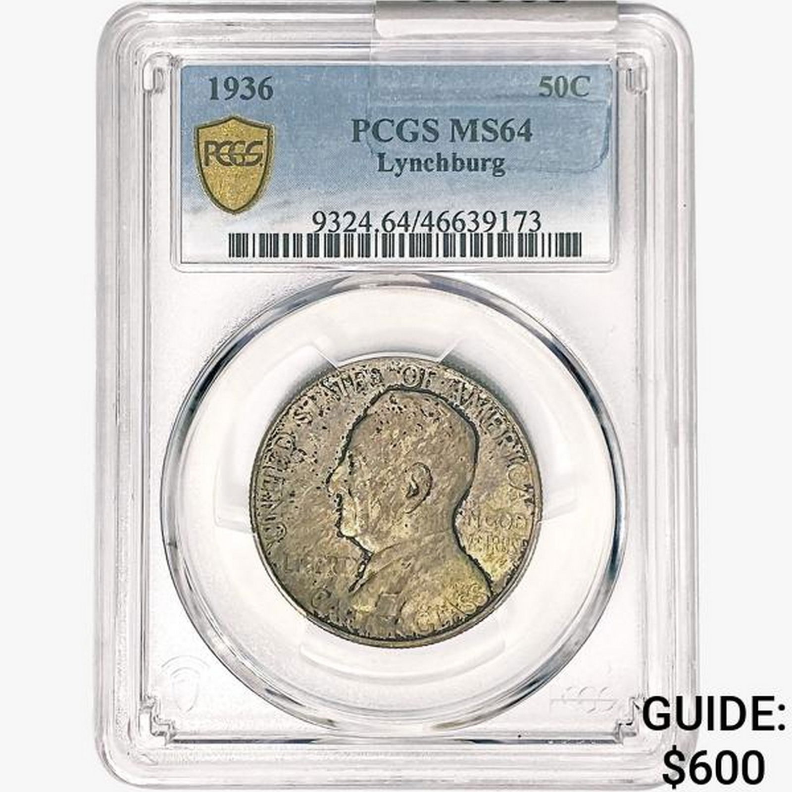 1936 Lynchburg Half Dollar PCGS MS64 (1 of 2)