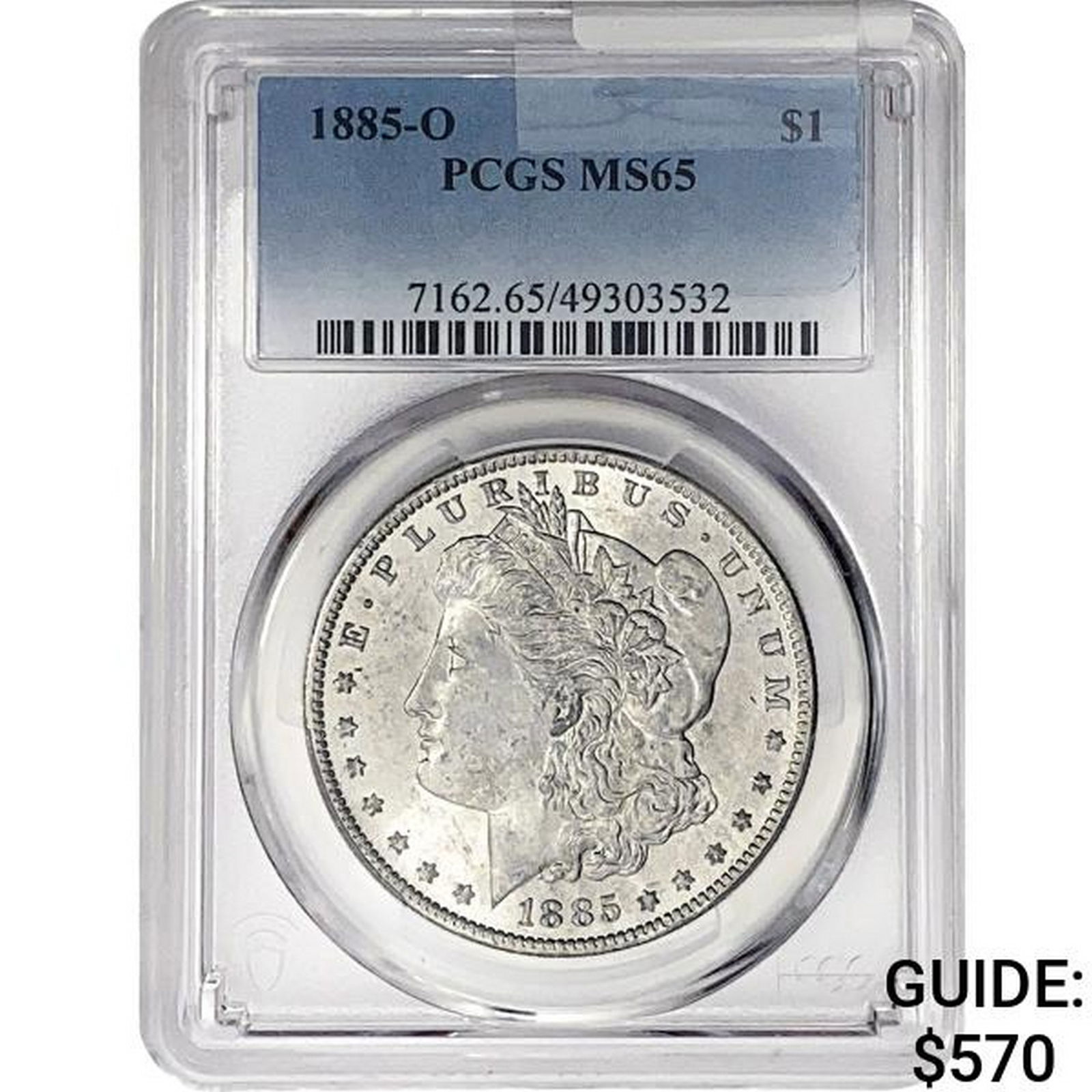 1885-O Morgan Silver Dollar PCGS MS65 (1 of 2)