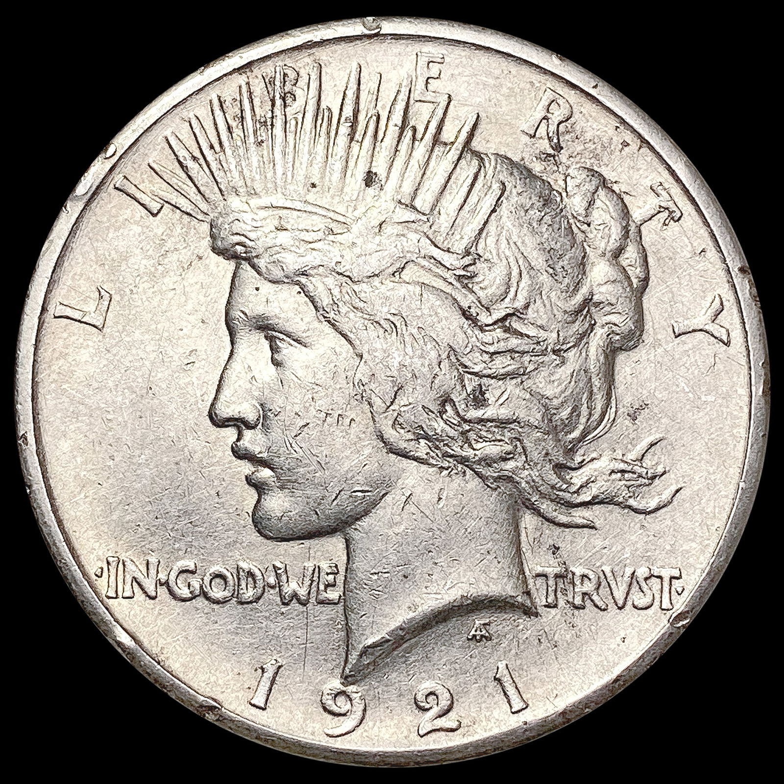1921 Silver Peace Dollar CHOICE AU (1 of 2)