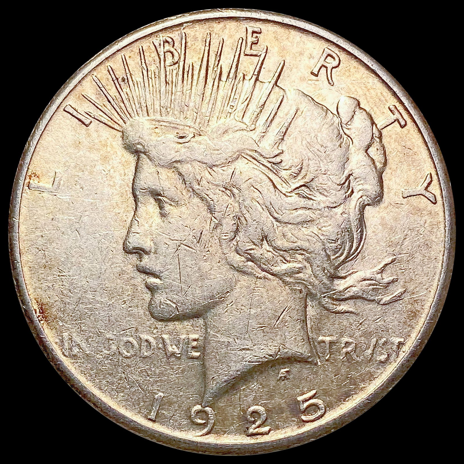1925-S Silver Peace Dollar LIGHTLY CIRCULATED (1 of 2)