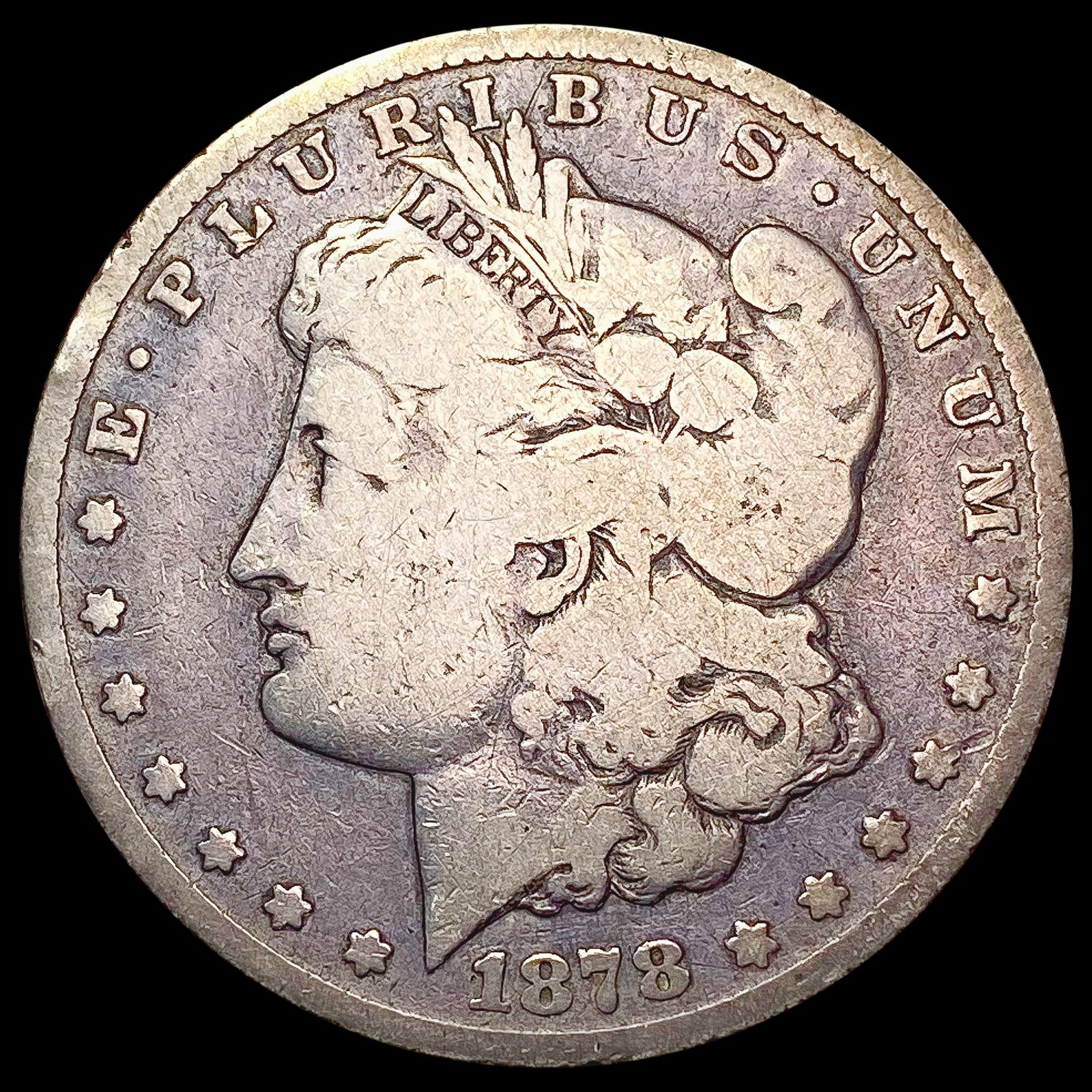 1878-CC Morgan Silver Dollar NICELY CIRCULATED: 1878-CC Morgan Silver Dollar NICELY CIRCULATED
