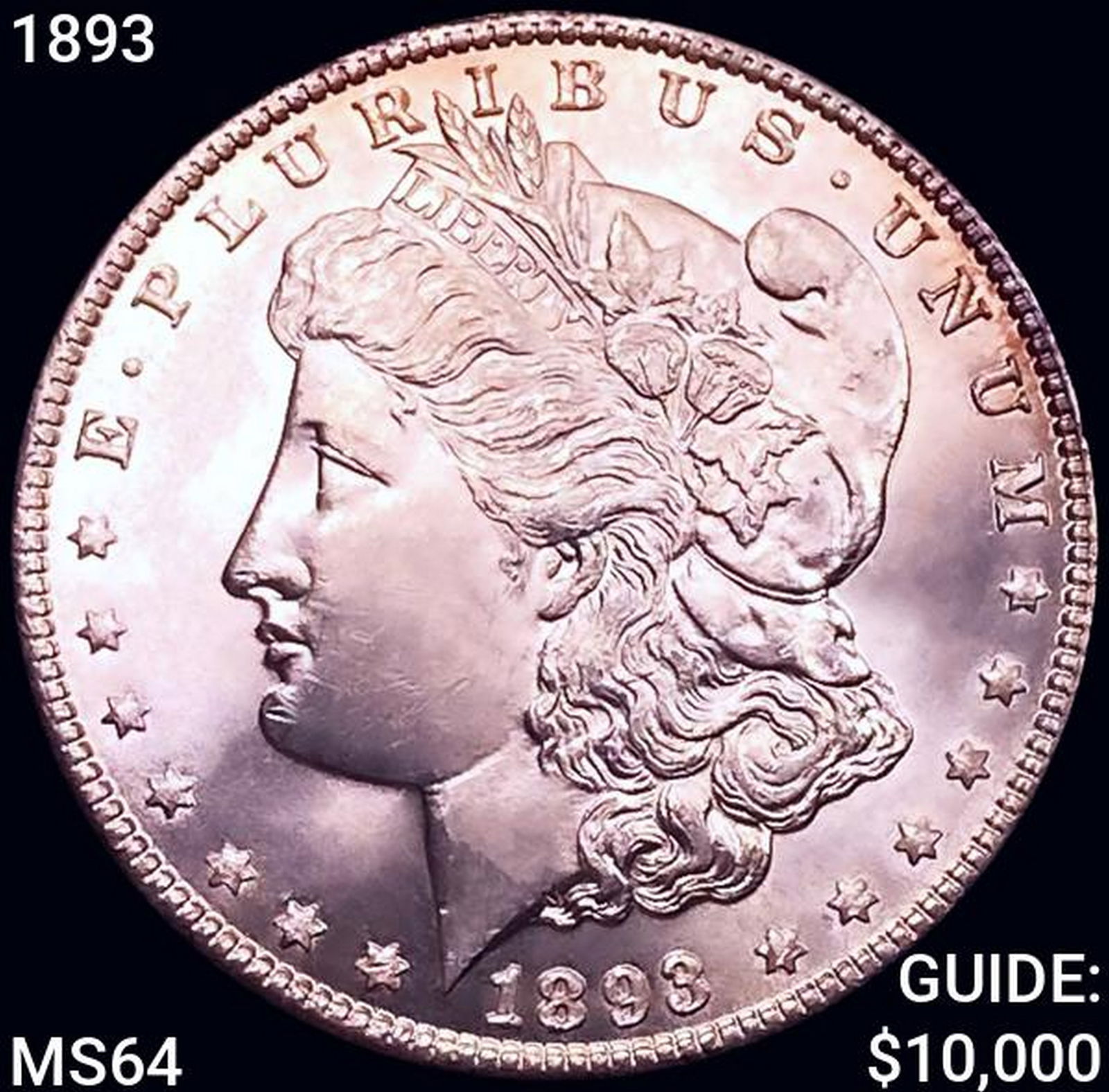 1893 Morgan Silver Dollar CHOICE BU (1 of 2)