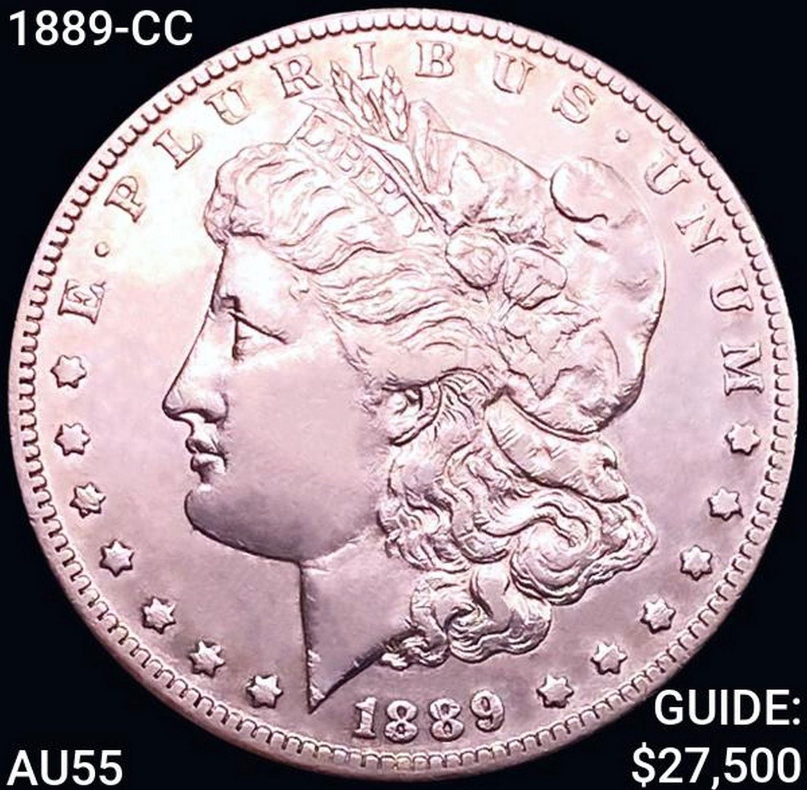 1889-CC Morgan Silver Dollar HIGH GRADE (1 of 2)