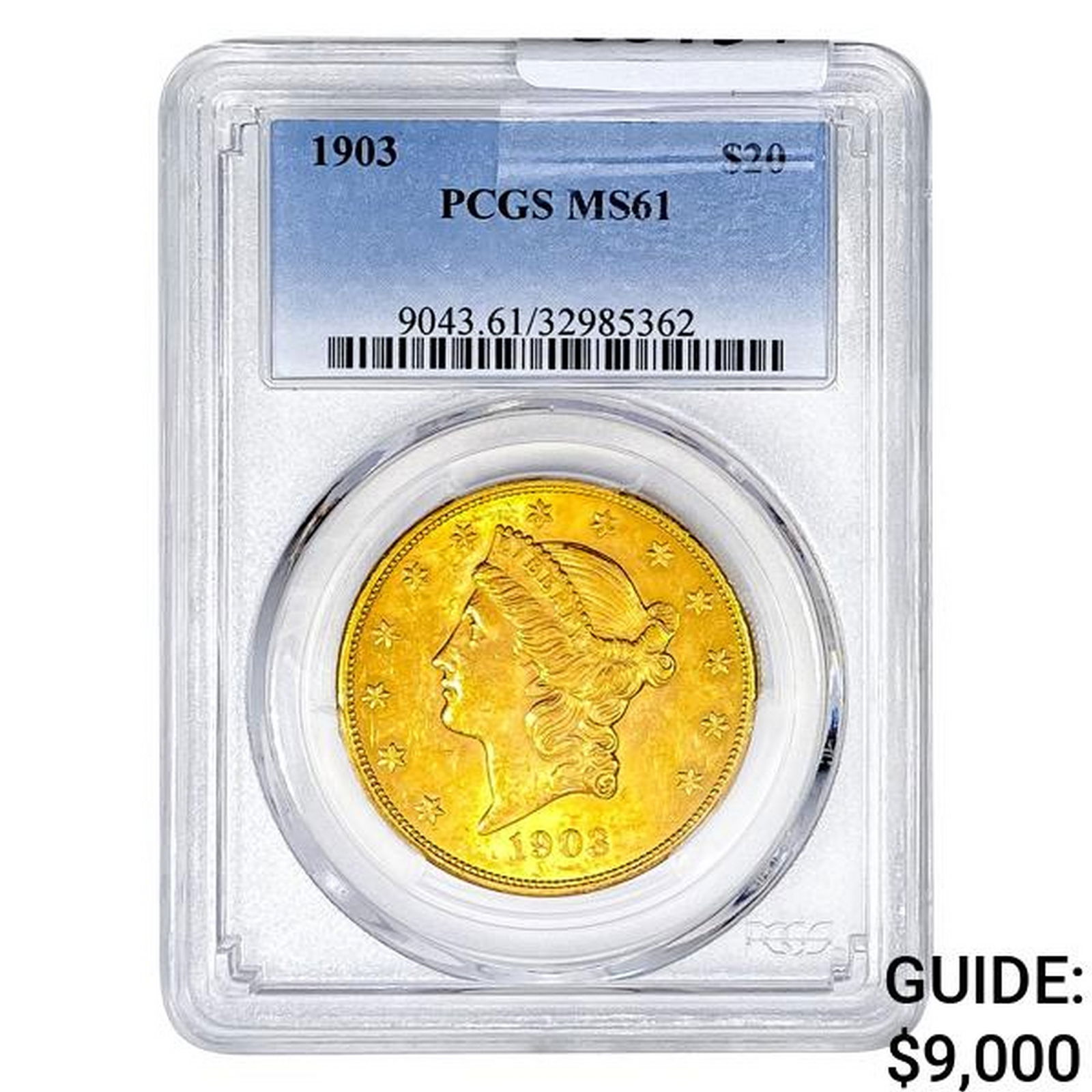 1903 $20 Gold Double Eagle PCGS MS61 (1 of 2)