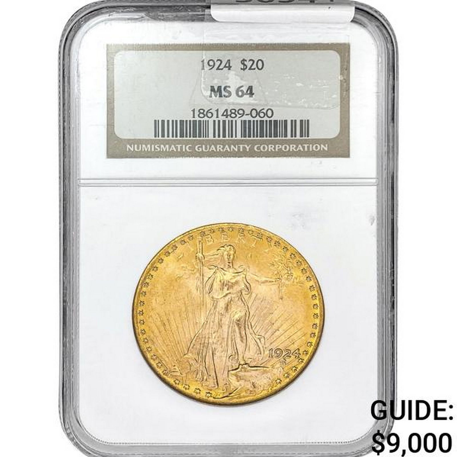 1924 $20 Gold Double Eagle NGC MS64 (1 of 2)