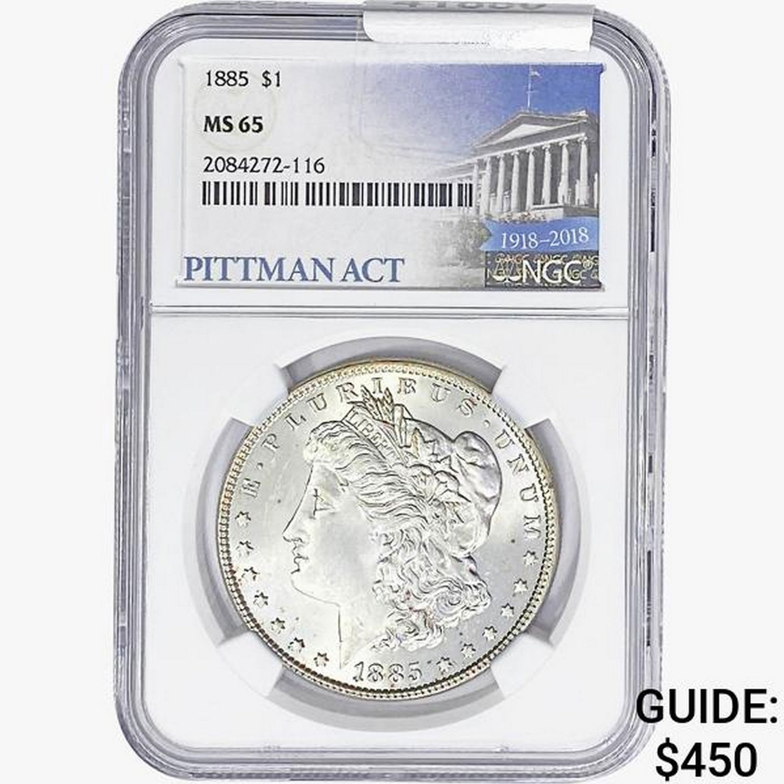1885 Morgan Silver Dollar NGC MS65 (1 of 2)