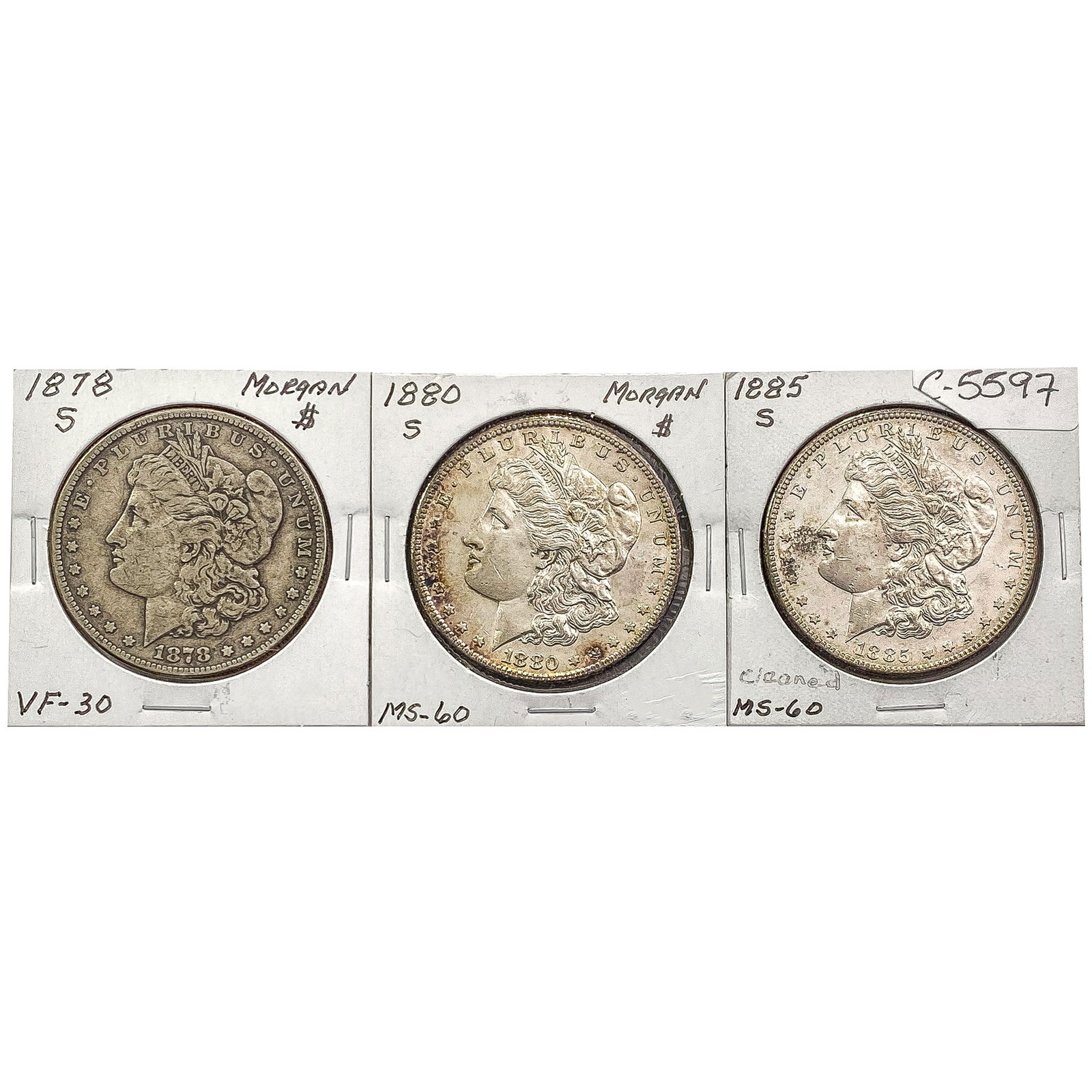 [3] 1878-1885 Morgan Silver Dollar (1 of 2)
