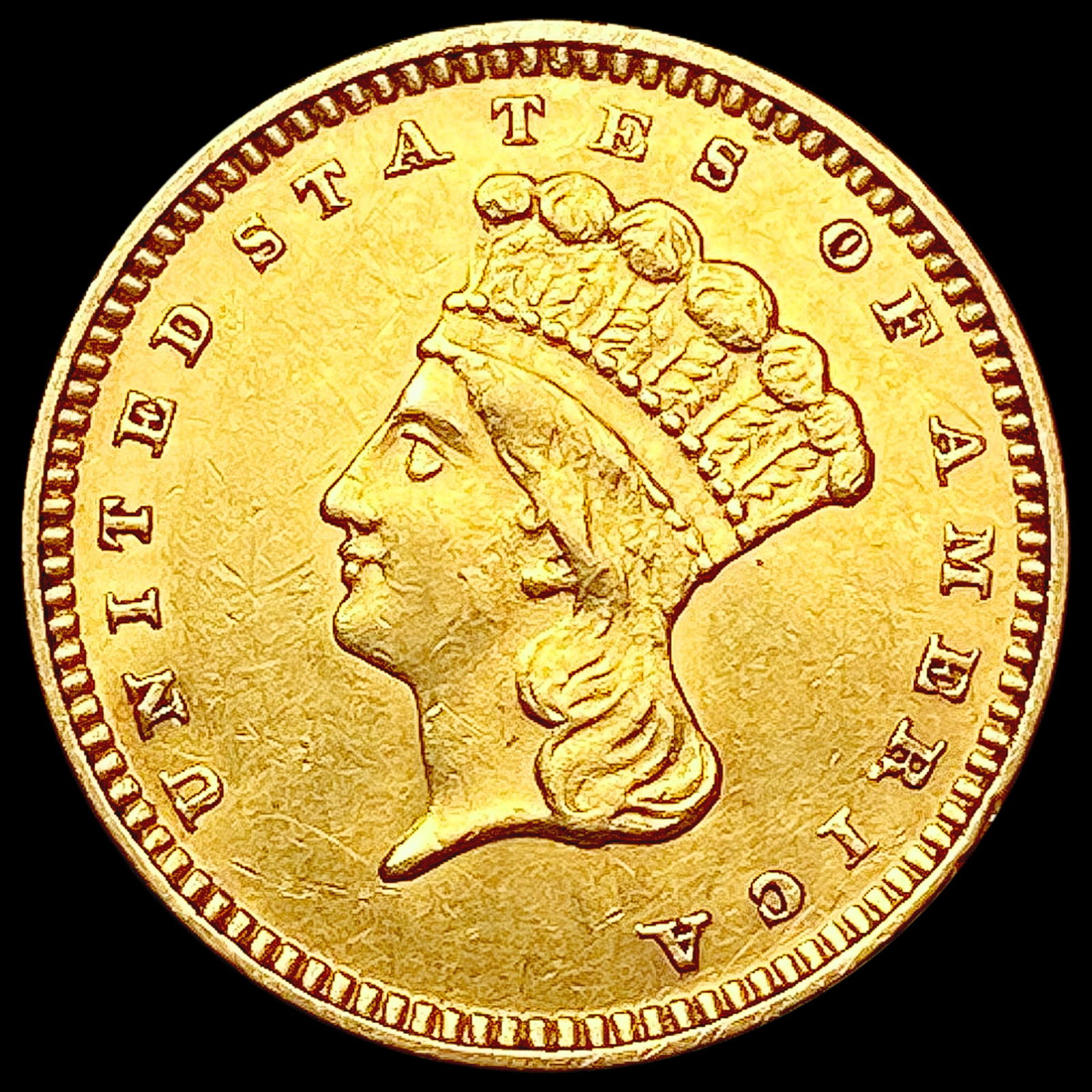 1874 Rare Gold Dollar UNCIRCULATED (1 of 2)