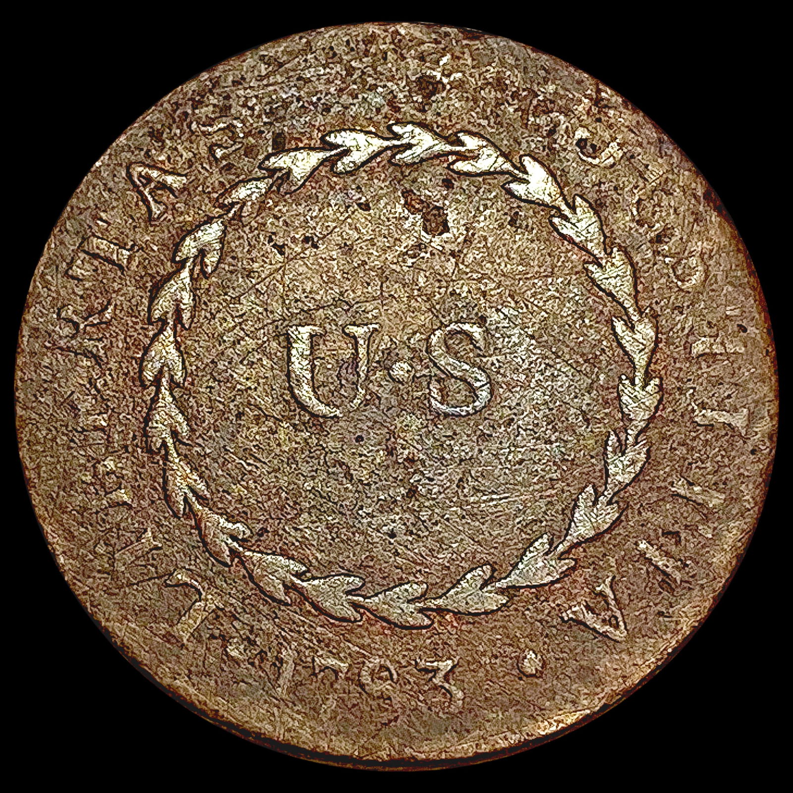 1783 Nova Copper; Blunt Rays LIGHTLY CIRCULATED (1 of 3)