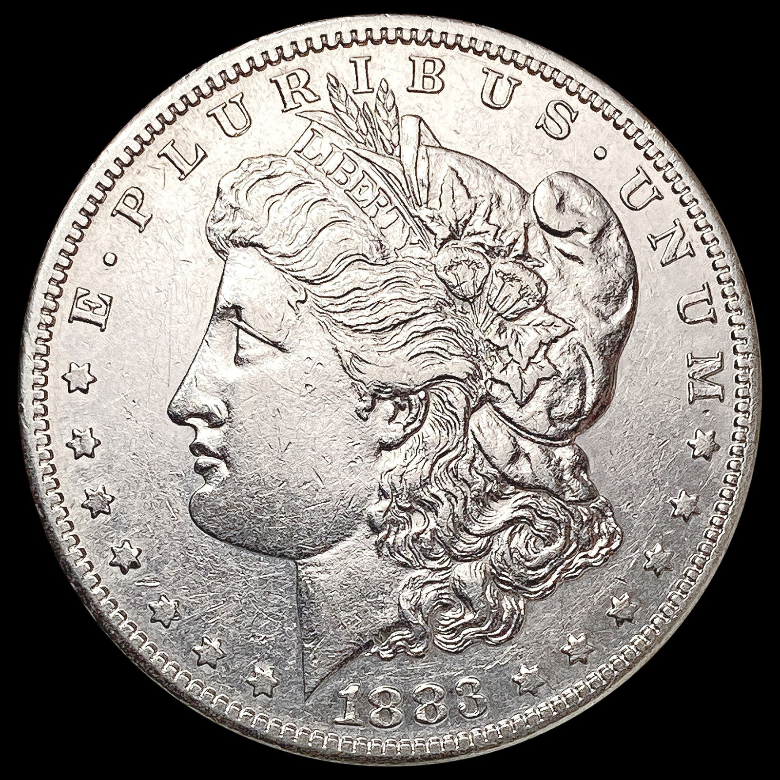 1883-S Morgan Silver Dollar NEARLY UNCIRCULATED (1 of 2)