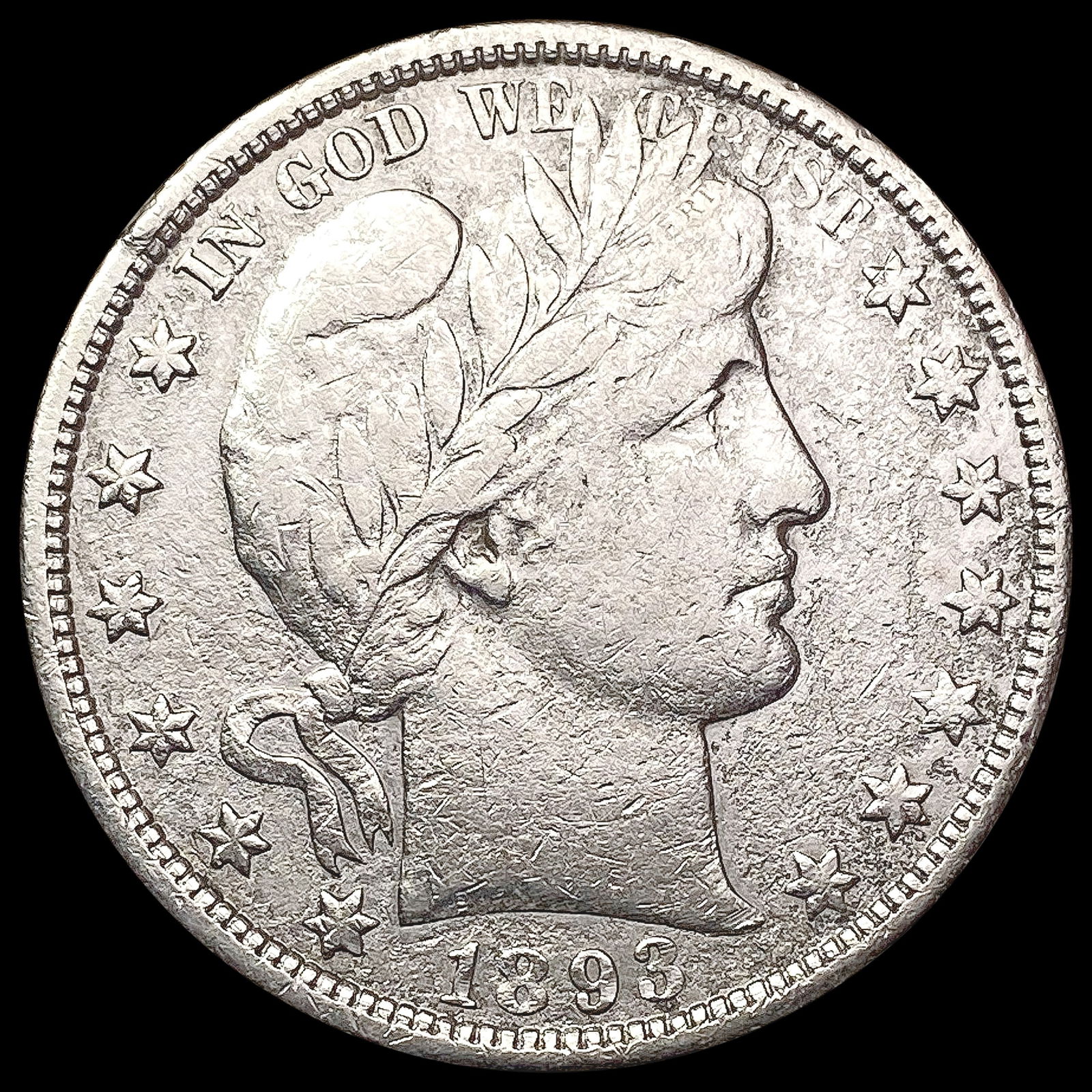 1893-O Barber Half Dollar LIGHTLY CIRCULATED (1 of 2)