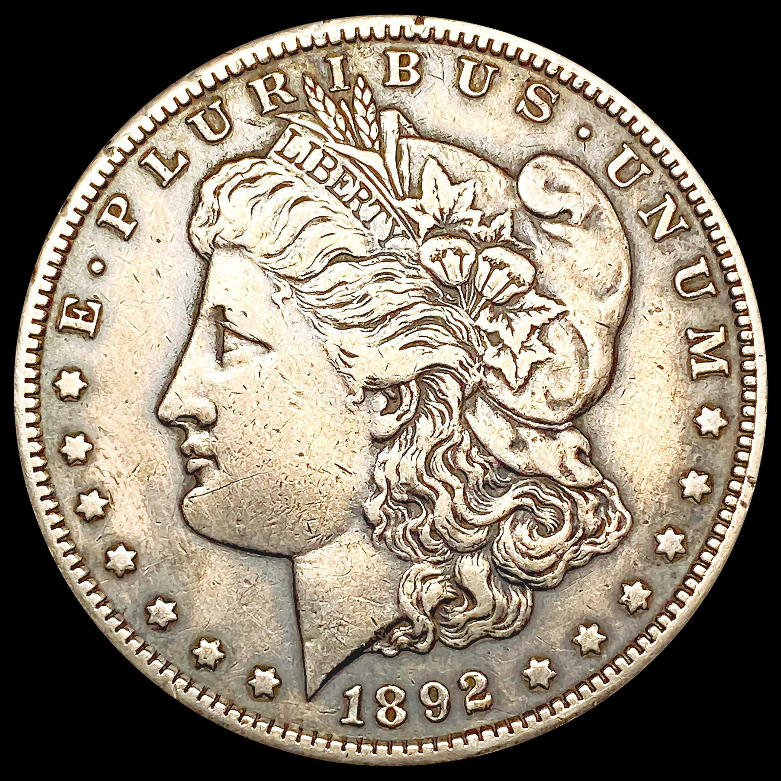 1892-S Morgan Silver Dollar LIGHTLY CIRCULATED (1 of 2)