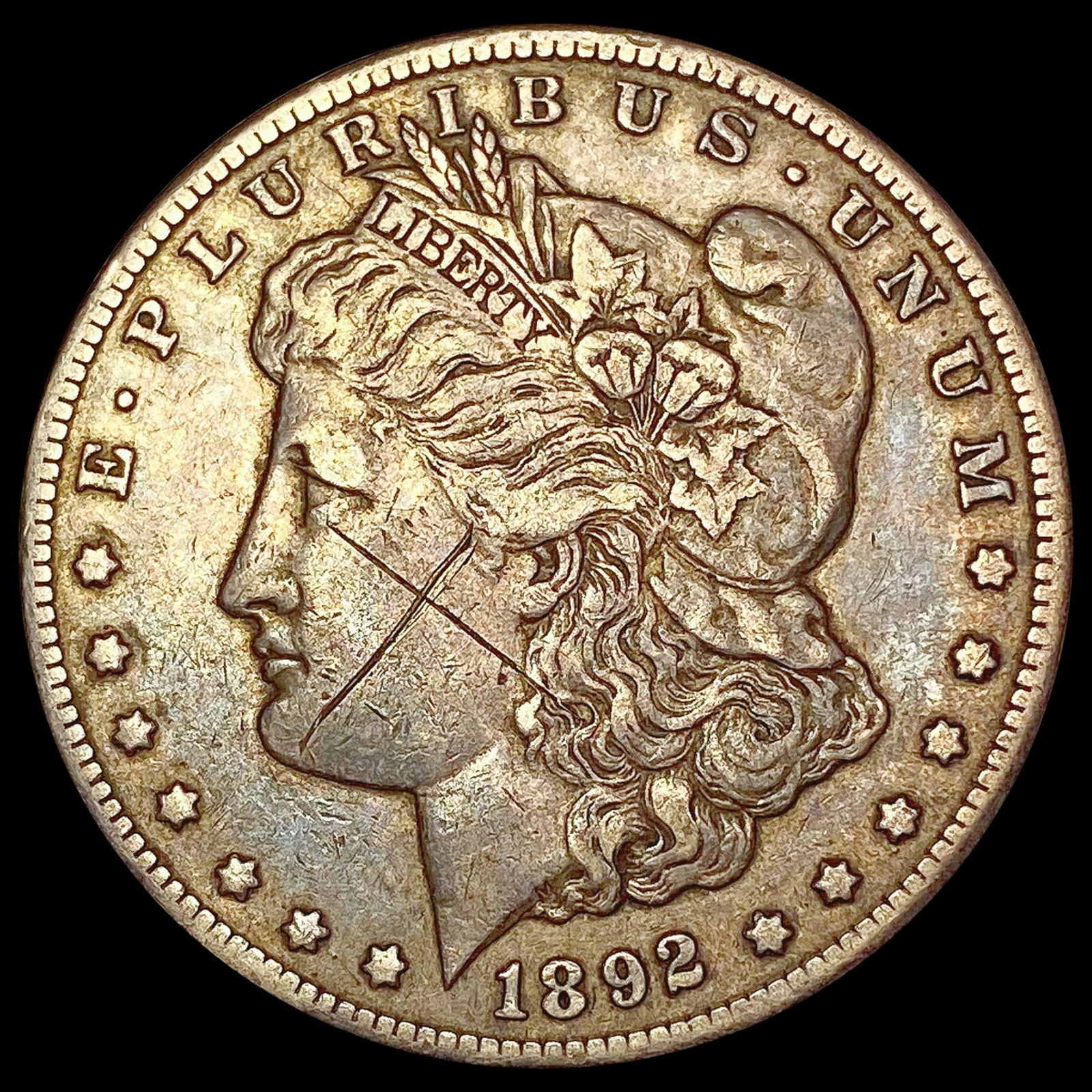 1892-CC Morgan Silver Dollar HIGH GRADE (1 of 2)