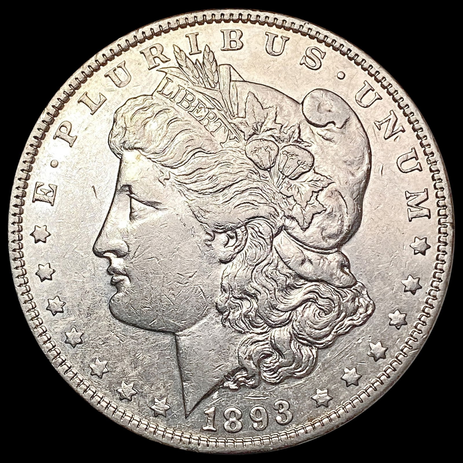 1893 Morgan Silver Dollar CLOSELY UNCIRCULATED (1 of 2)