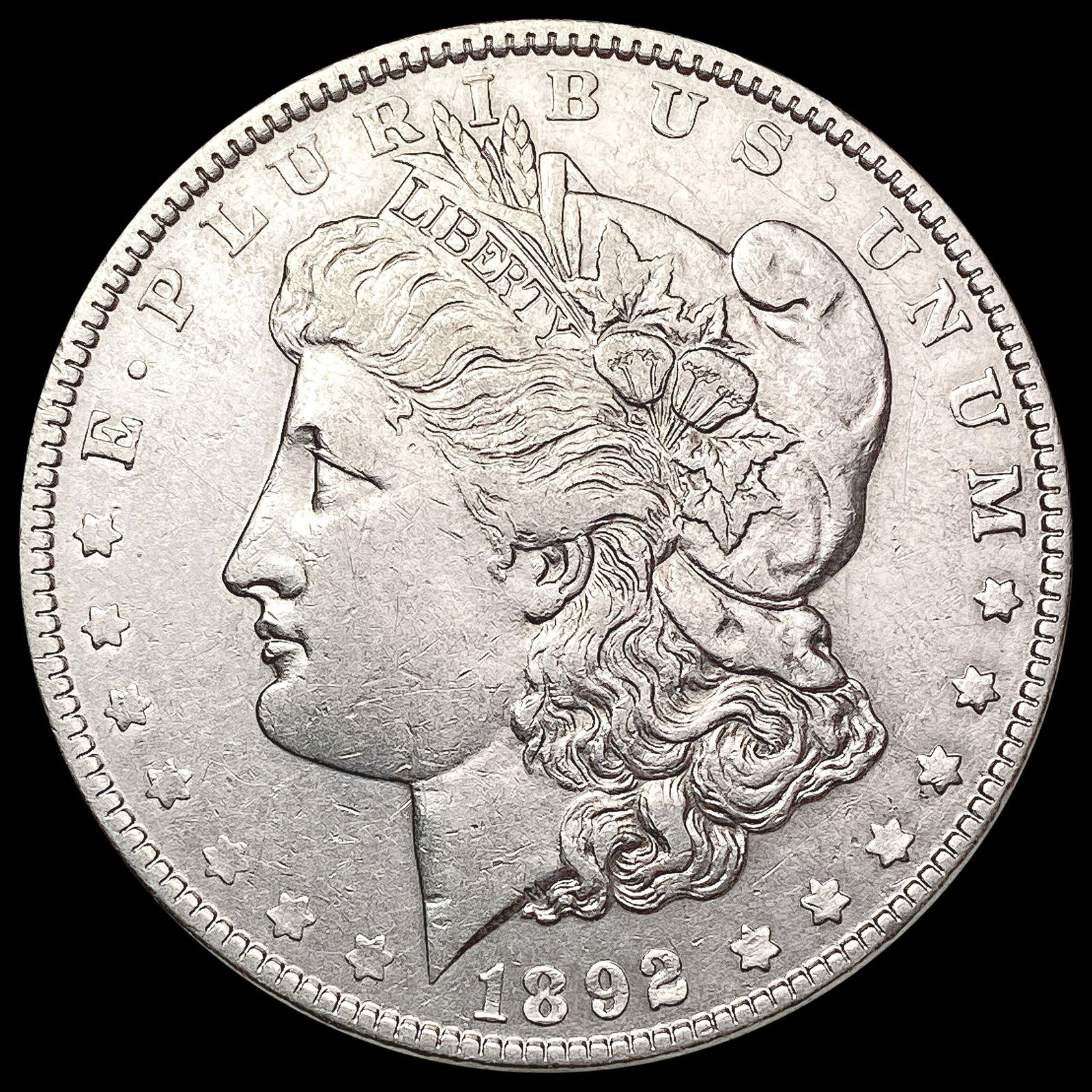 1892 Morgan Silver Dollar CLOSELY UNCIRCULATED (1 of 2)