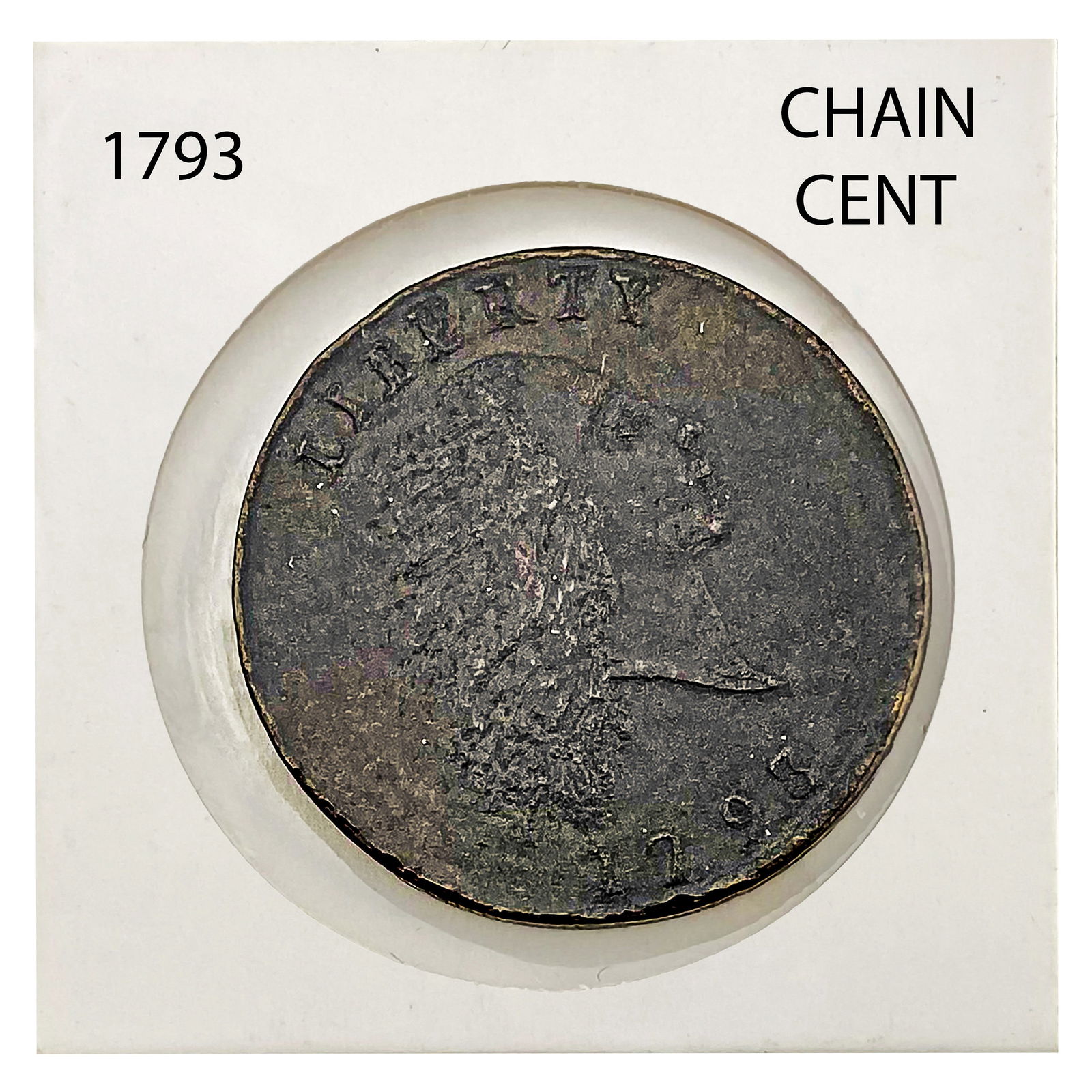 1793 Chain Cent America Lightly Circulated (1 of 2)
