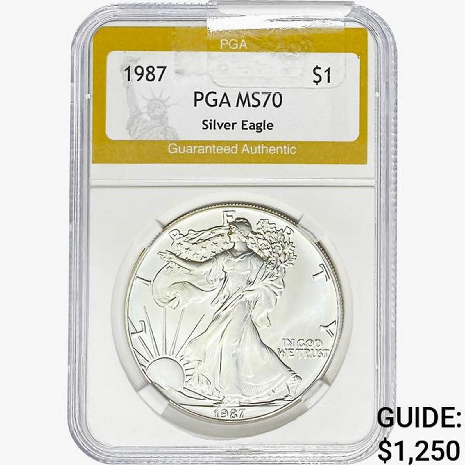 1987 Silver Eagle PGA MS70 (1 of 2)
