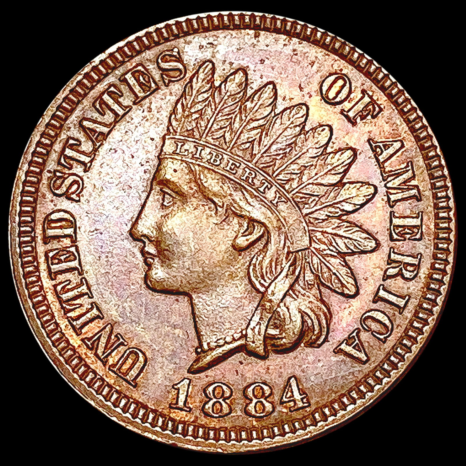1884 Indian Head Cent UNCIRCULATED (1 of 2)