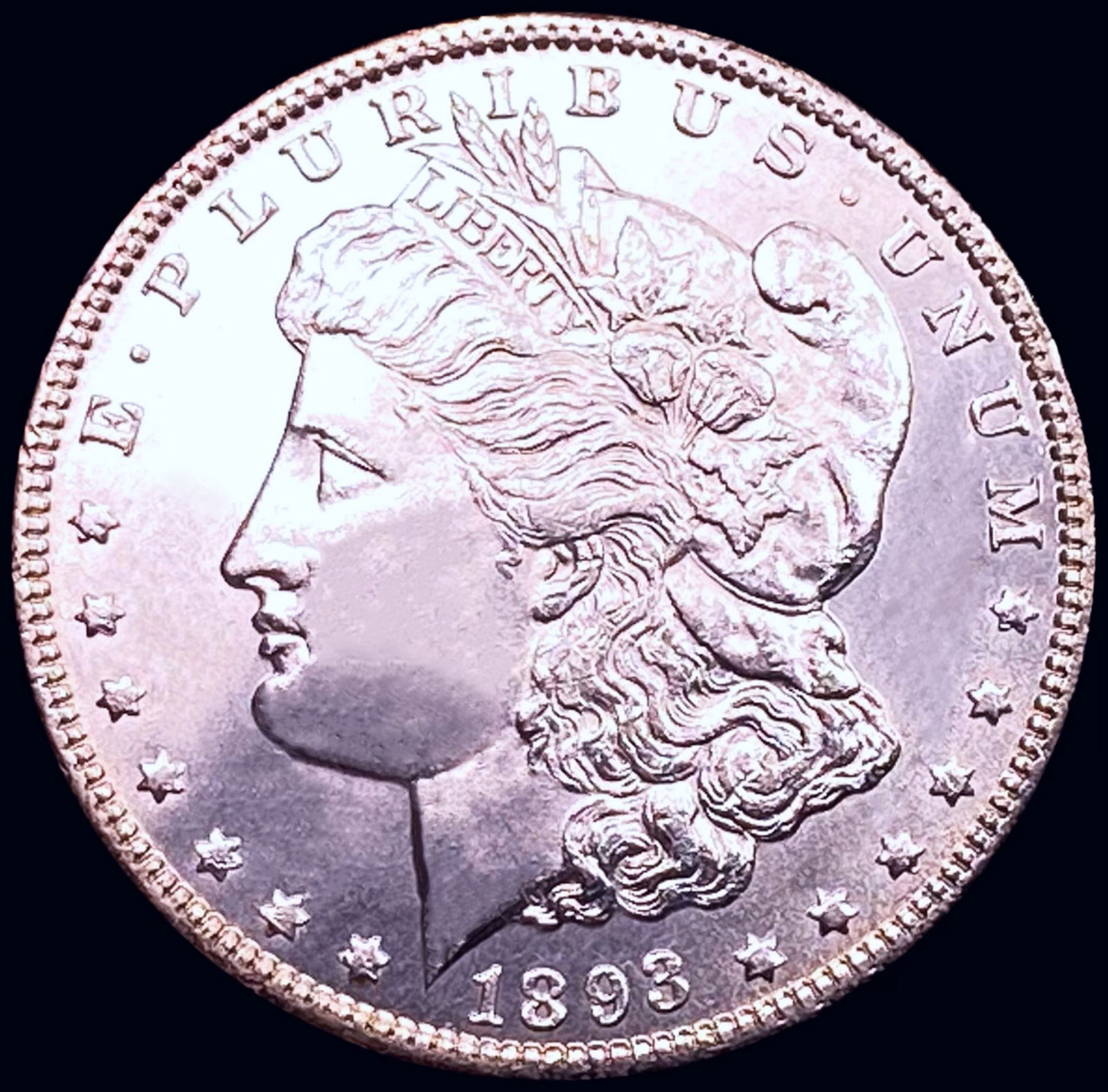 1893 Morgan Silver Dollar CHOICE BU (1 of 2)