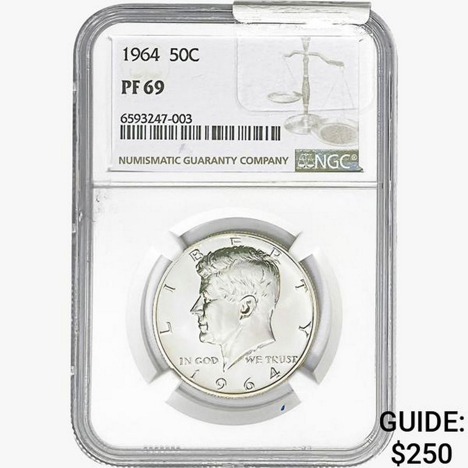 1964 Kennedy Half Dollar NGC PF69 (1 of 2)