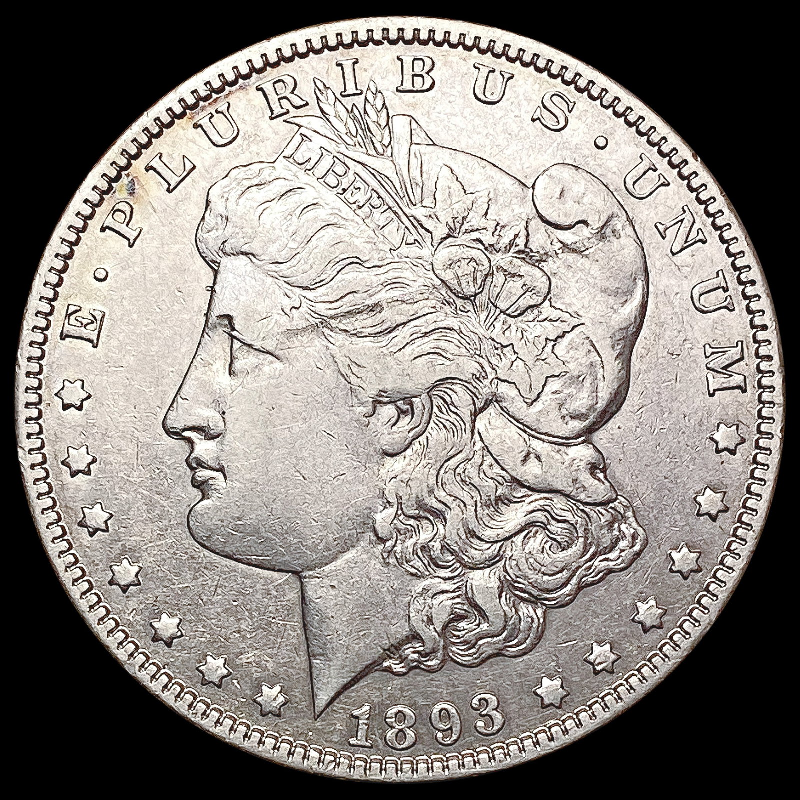 1893-O Morgan Silver Dollar CLOSELY UNCIRCULATED (1 of 2)