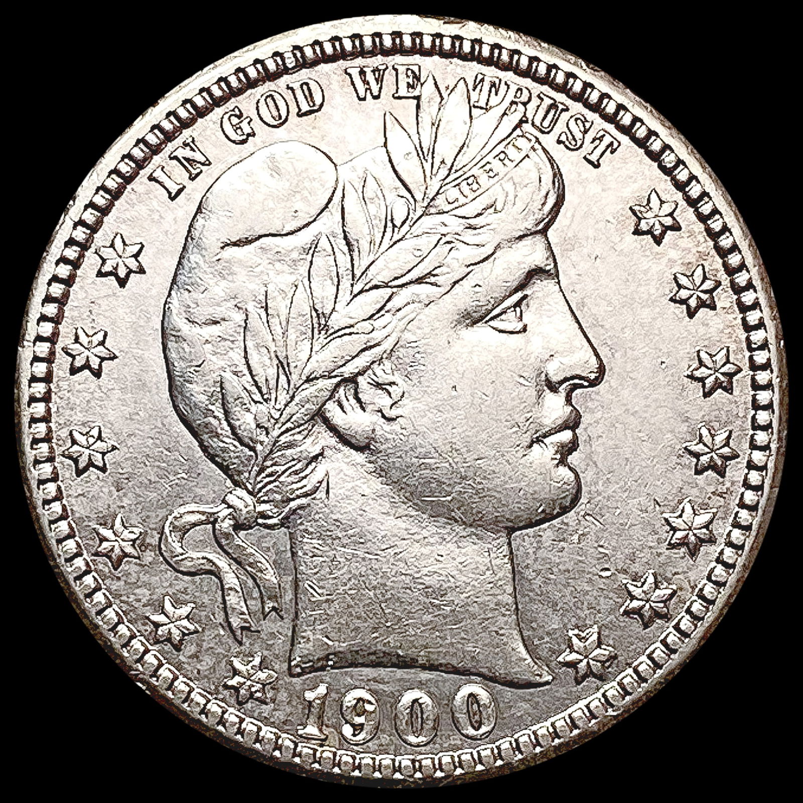 1900-S Barber Quarter UNCIRCULATED (1 of 2)