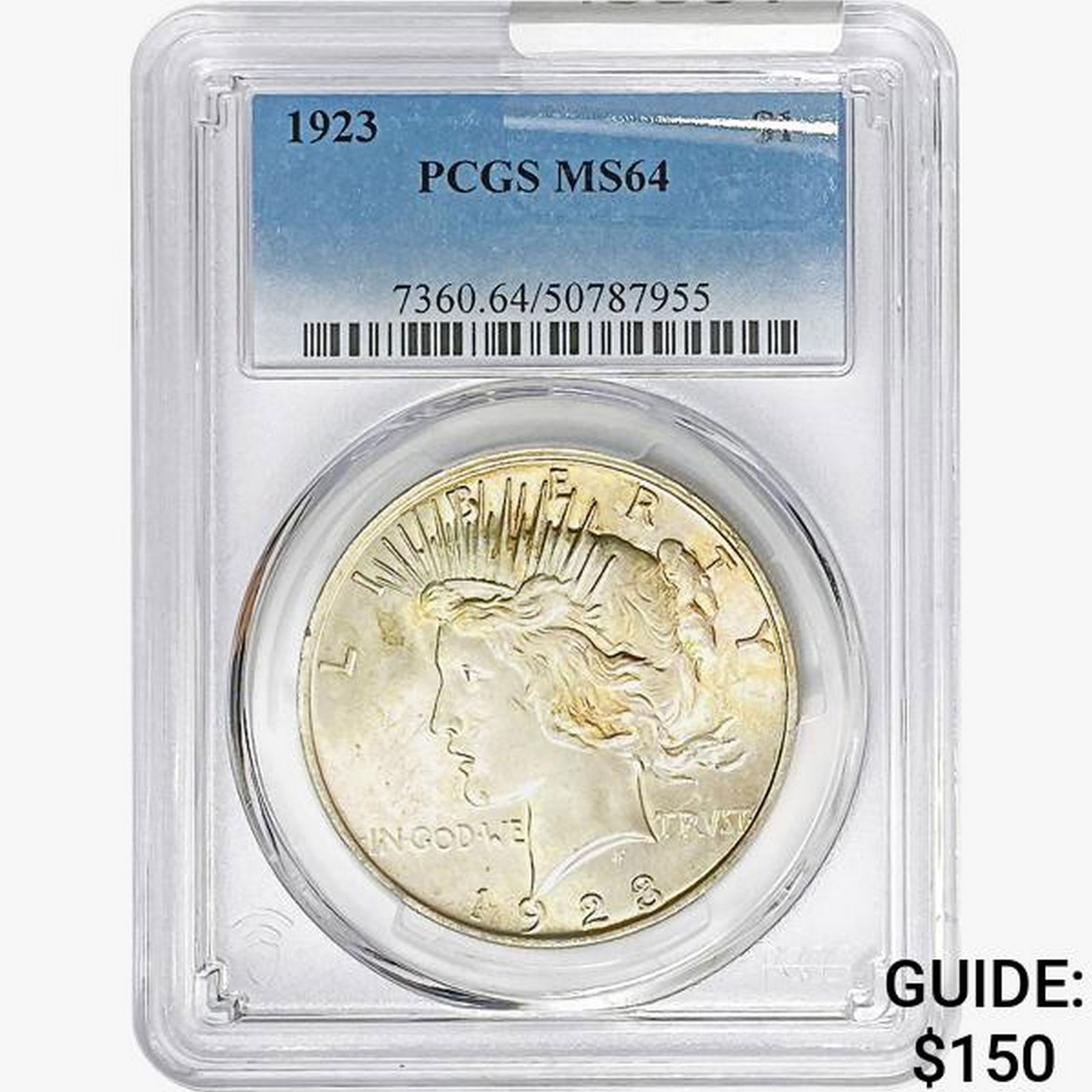 1923 Silver Peace Dollar PCGS MS64 (1 of 2)