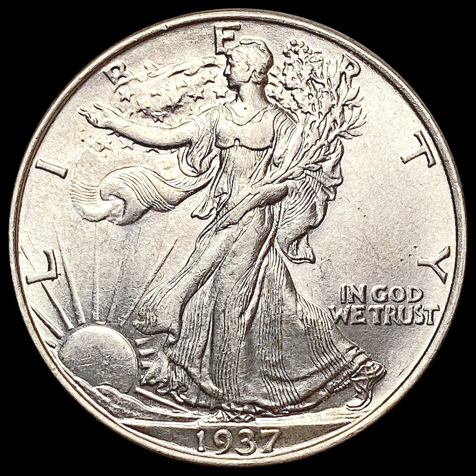 1937 Walking Liberty Half Dollar UNCIRCULATED (1 of 2)