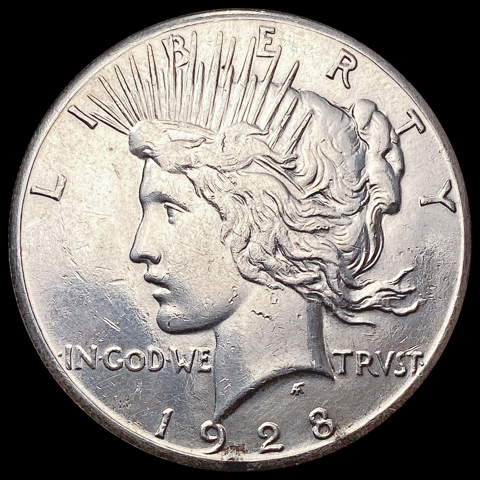 1928 Silver Peace Dollar CLOSELY UNCIRCULATED (1 of 2)